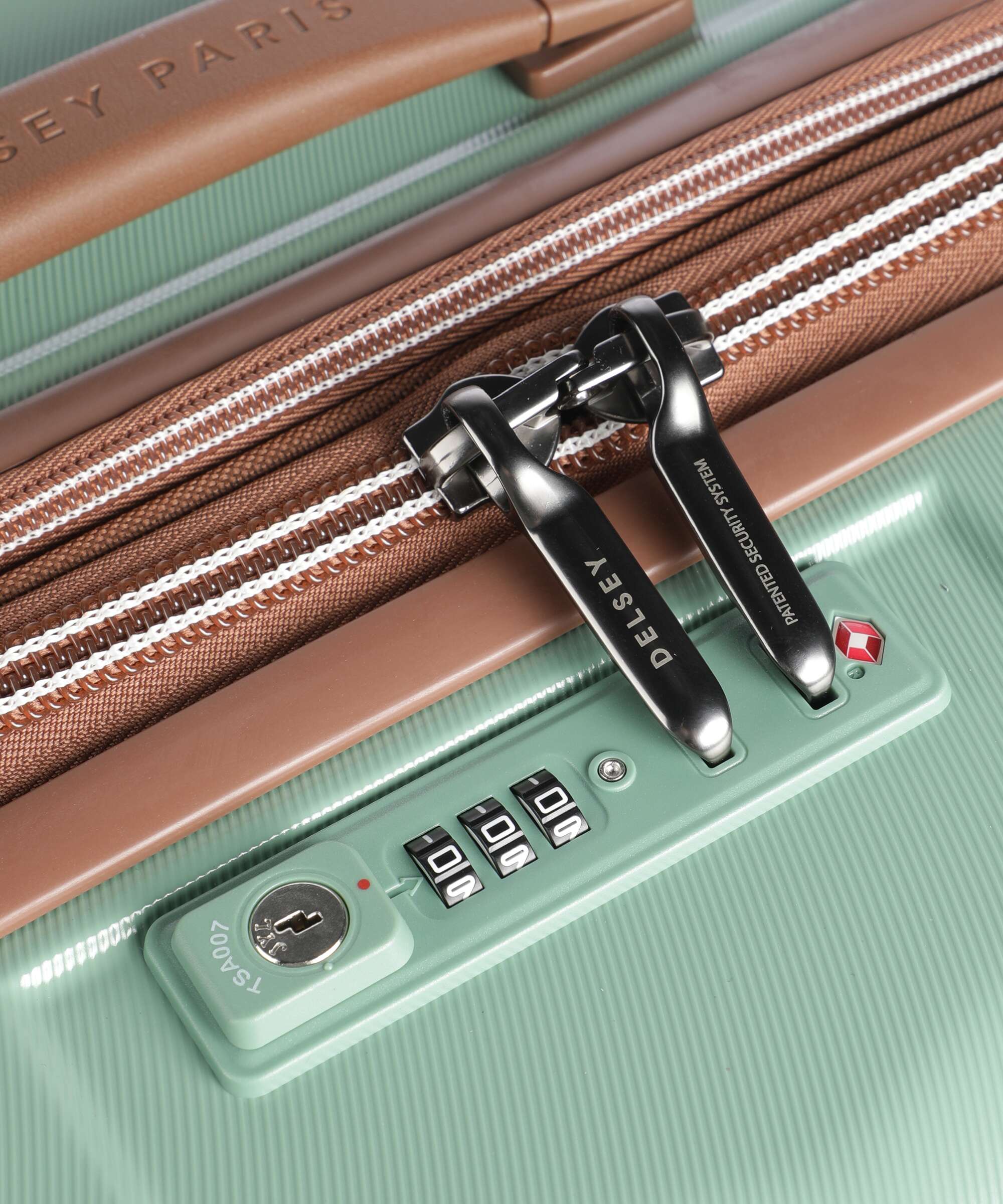 Delsey Paris Carrousel 2 Trolley (4 wielen) sage green - Image 3