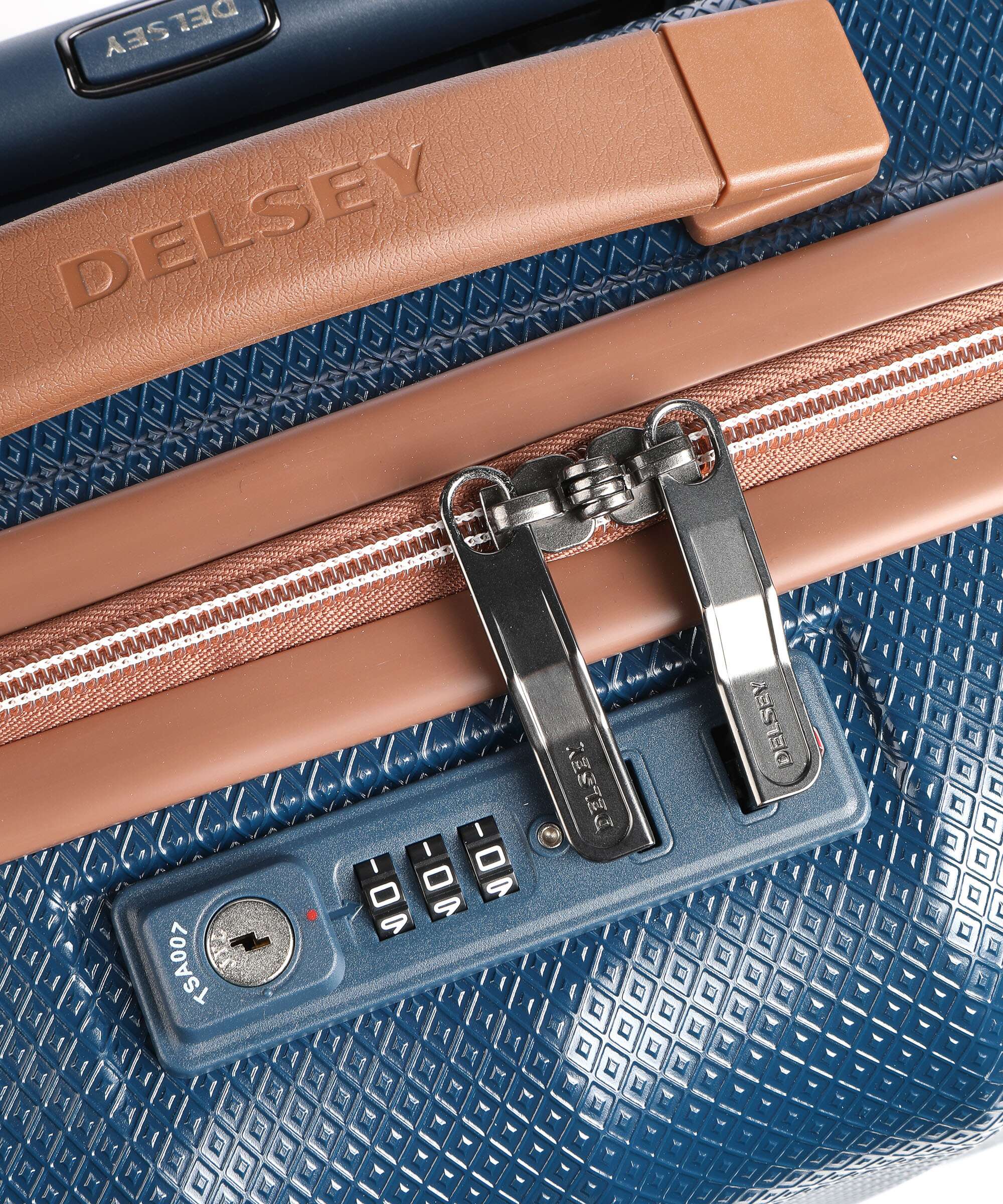Delsey Paris Carrousel Slim Line Trolley (4 wielen) marineblau - Image 3