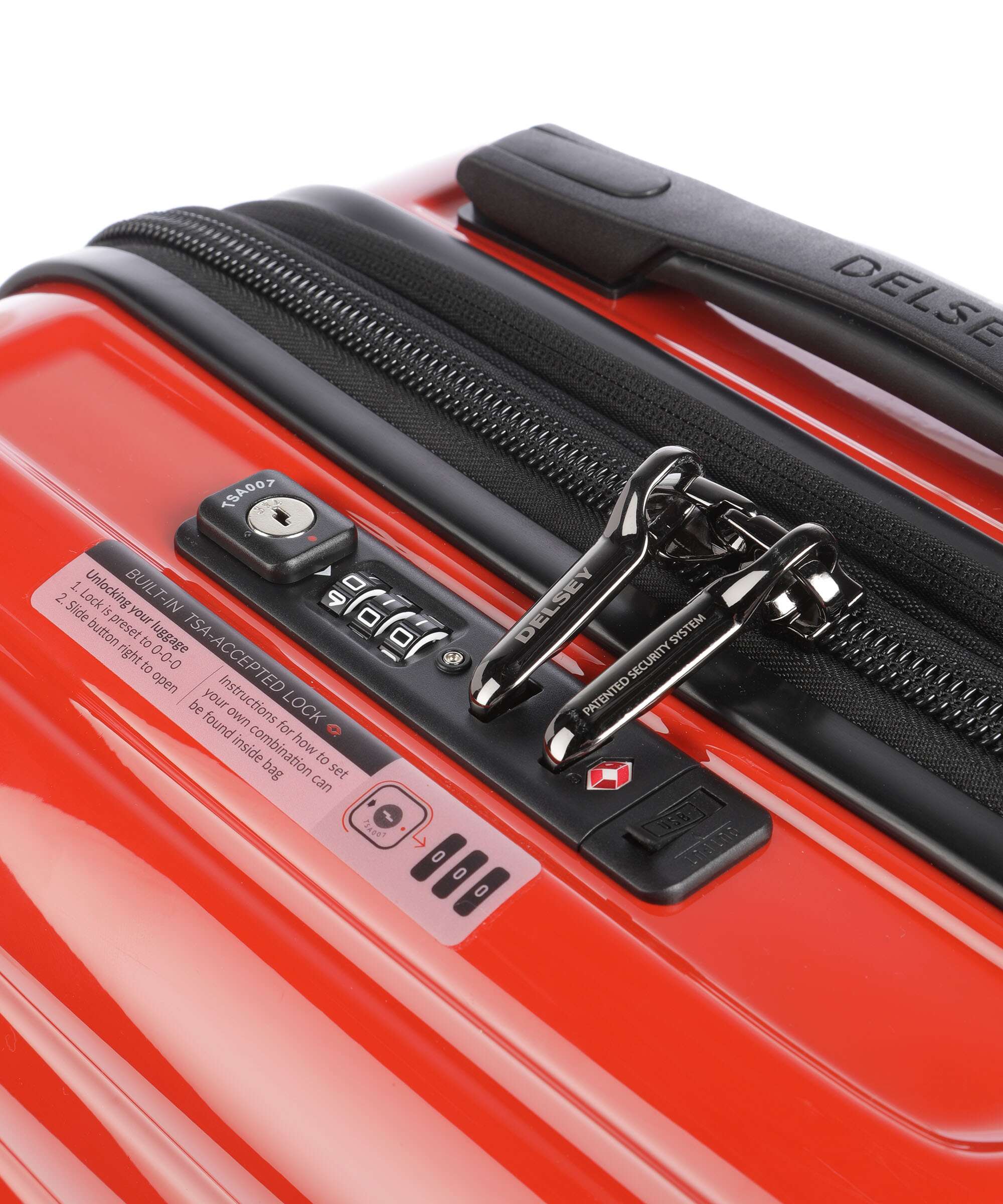 Delsey Paris Shadow 5.0 Trolley (4 wielen) intensives rot - Image 3