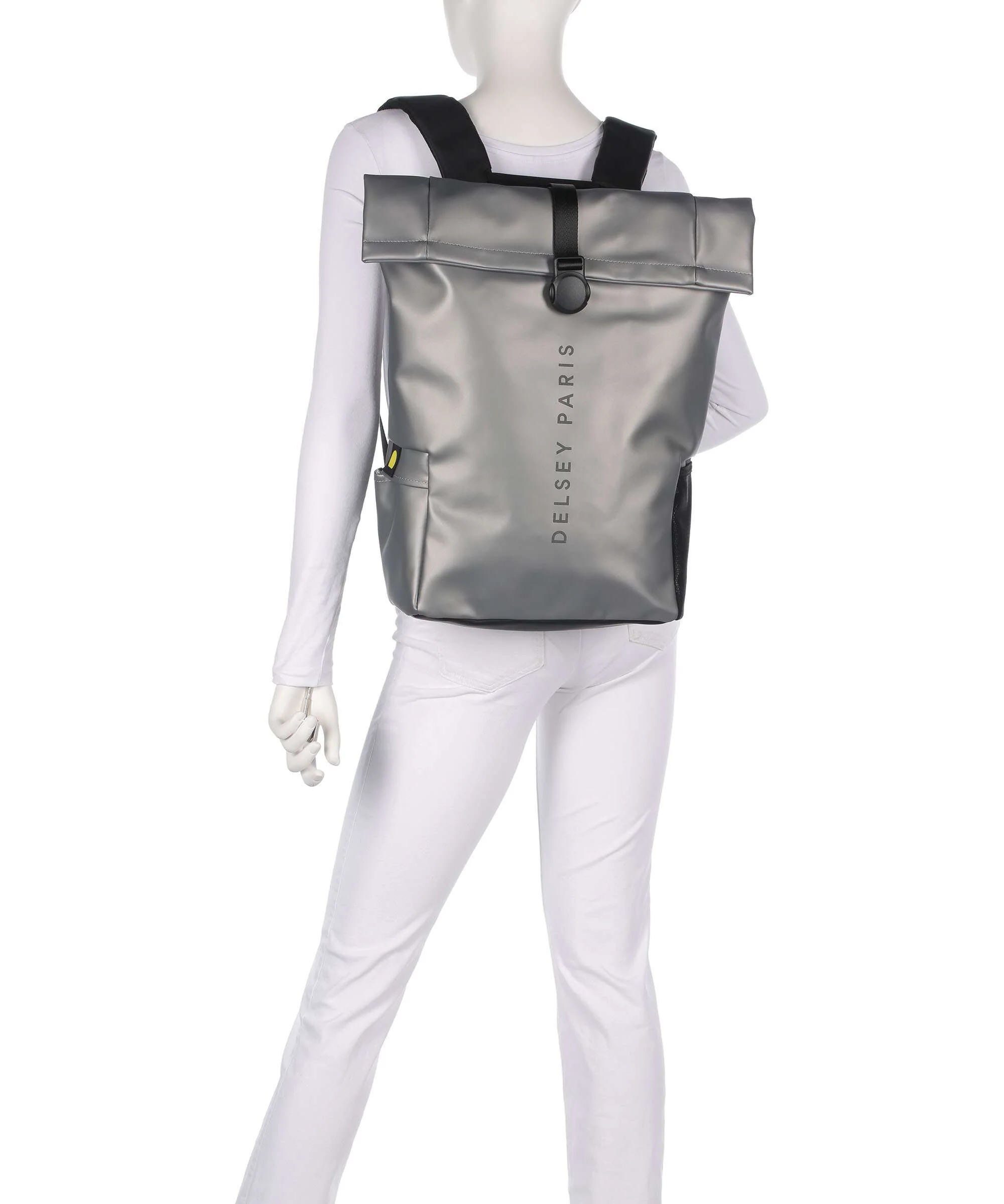 Delsey Paris Turenne Soft Rolltop rugzak silber - Image 3