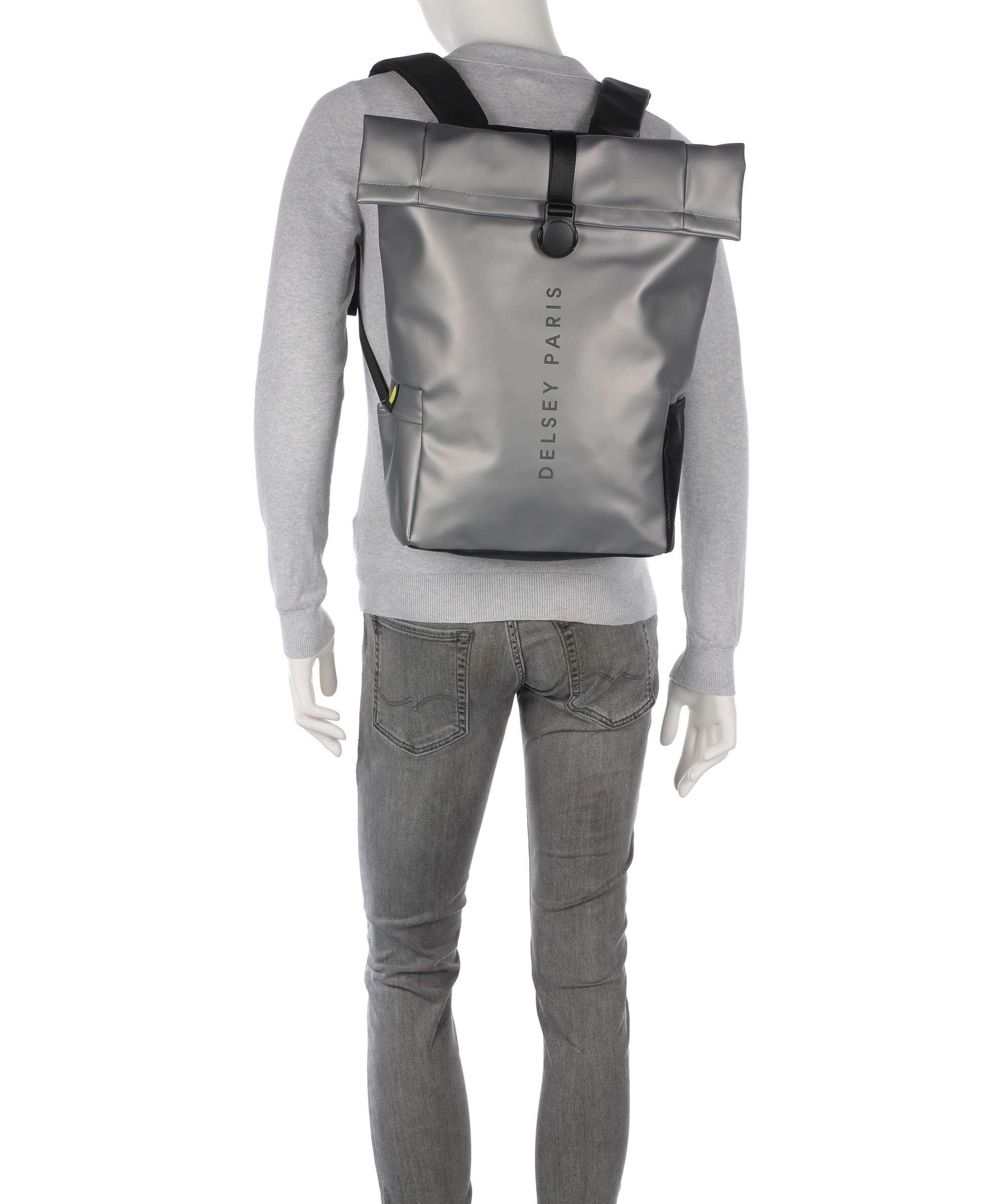 Delsey Paris Turenne Soft Rolltop rugzak silber - Image 4