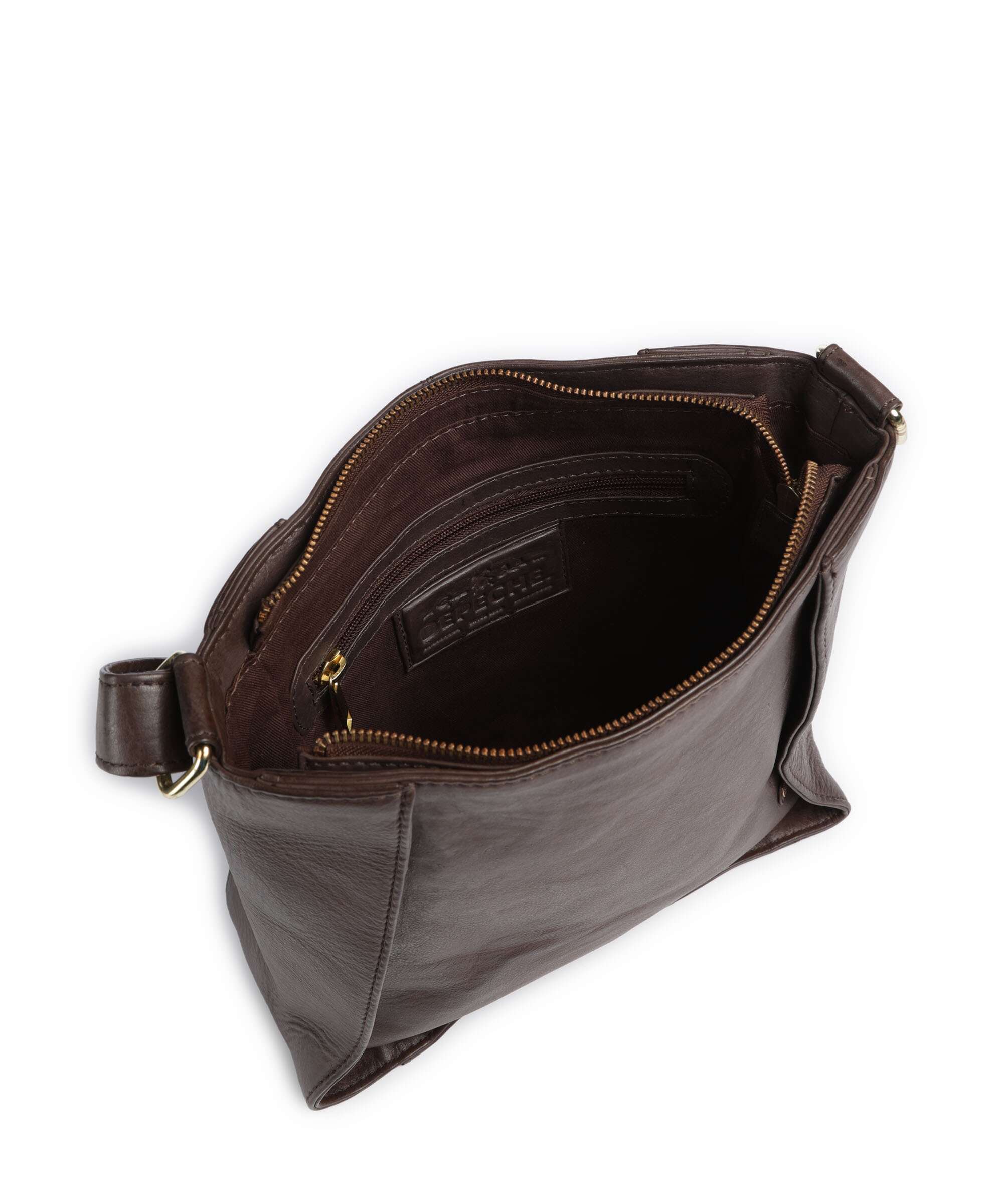 Depeche Golden Chic Crossbody tas coffee - Image 5