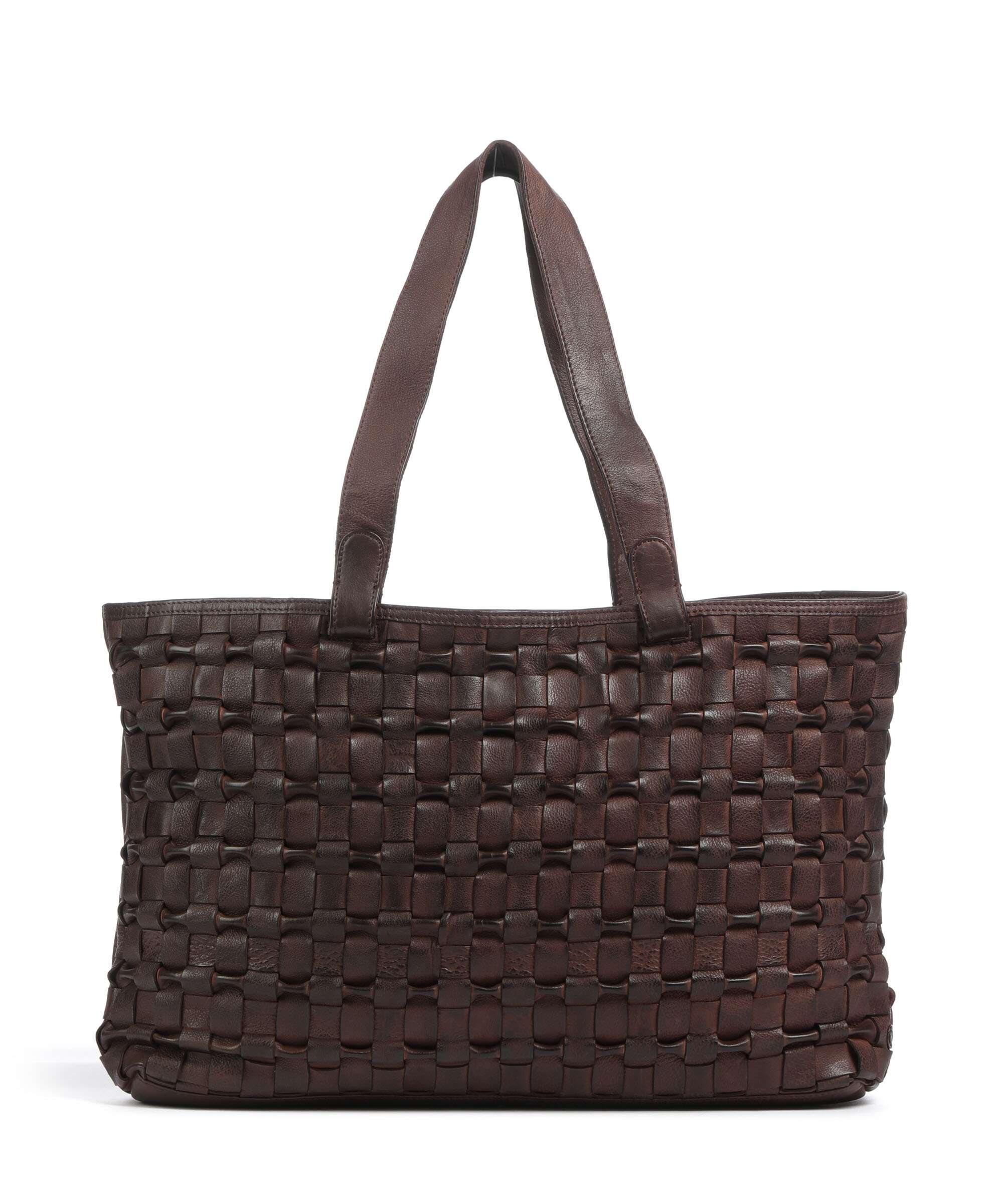 Depeche Modern Handcraft Boodschappentas choco brown