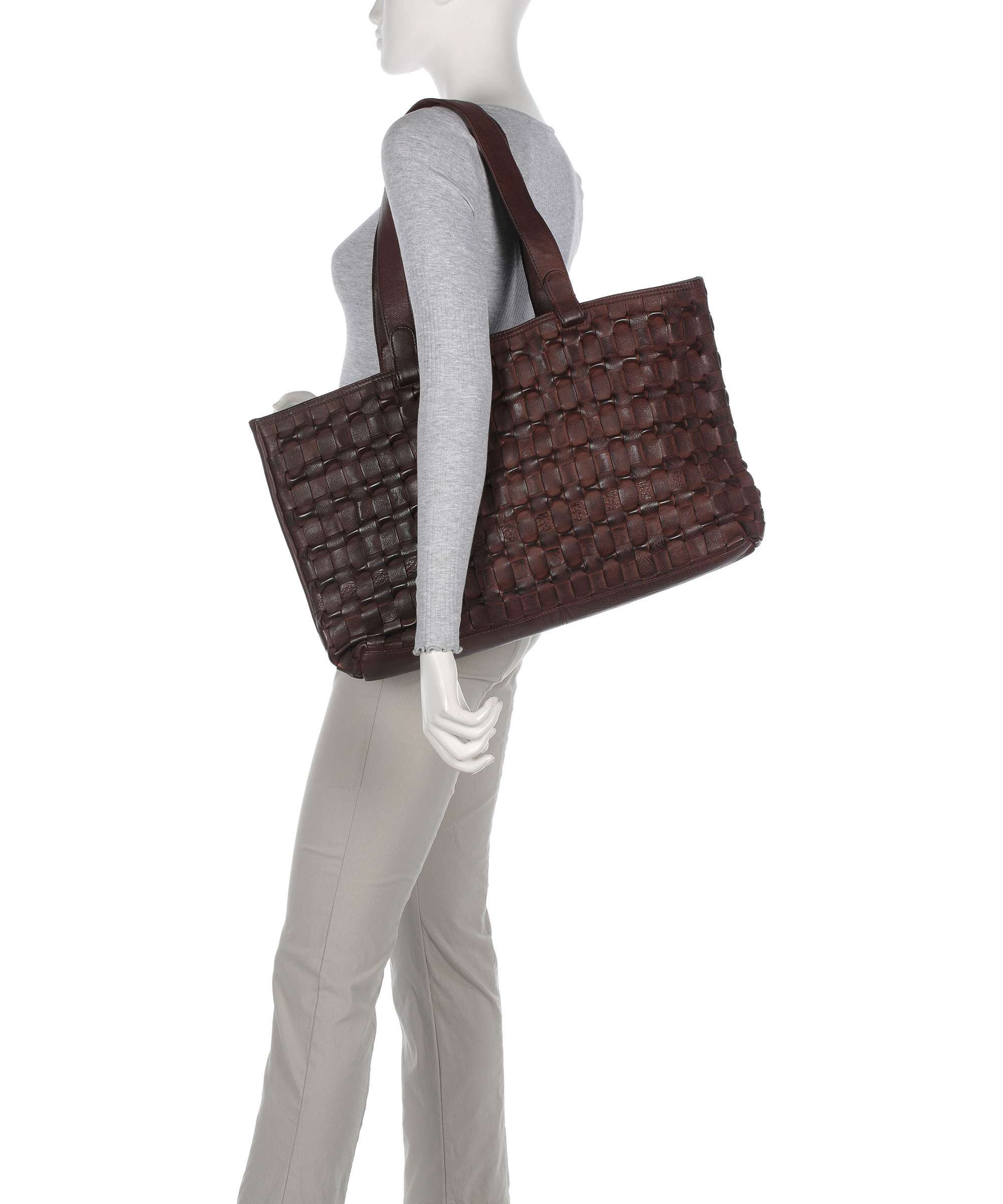 Depeche Modern Handcraft Boodschappentas choco brown - Image 3