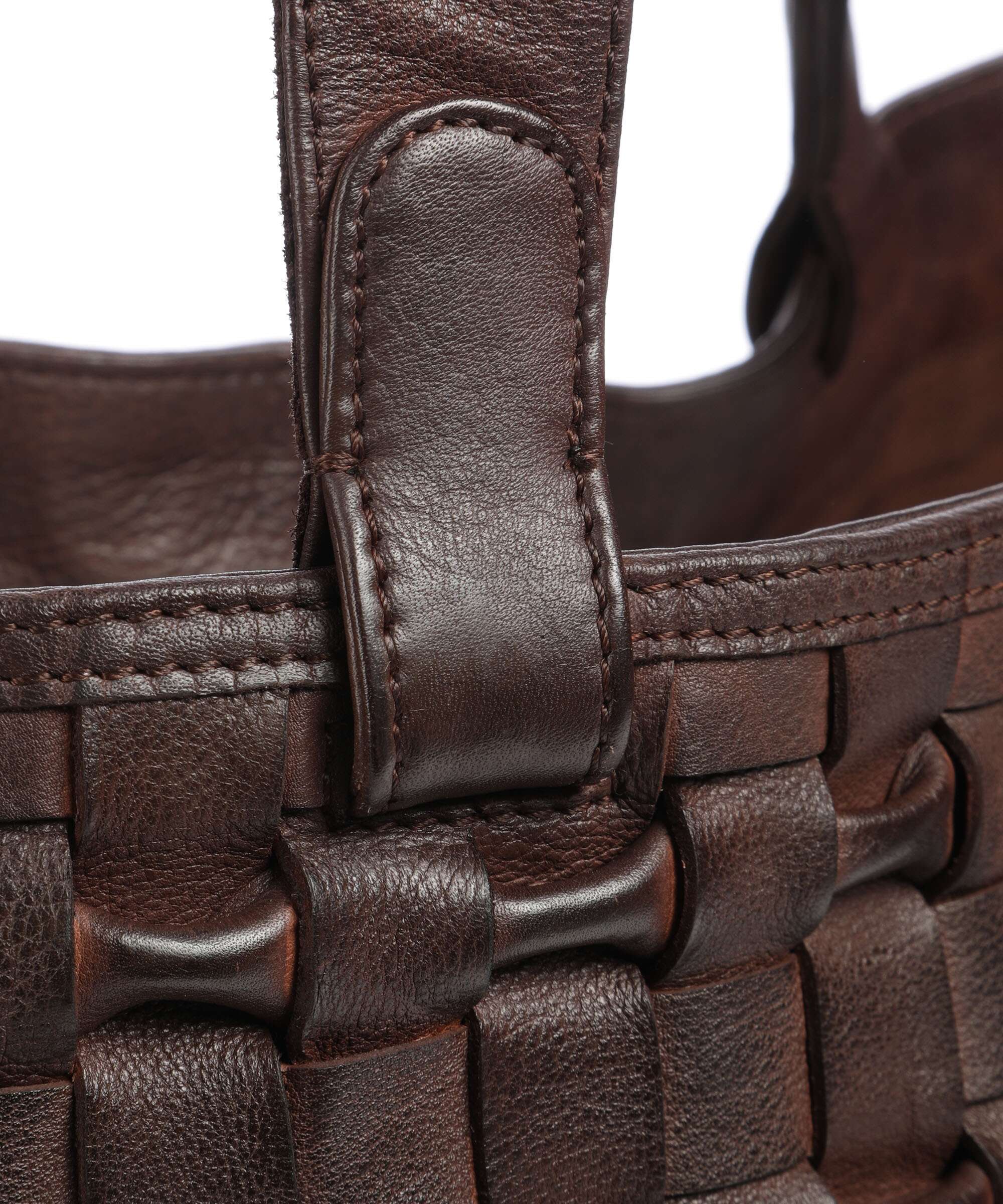 Depeche Modern Handcraft Boodschappentas choco brown - Image 4