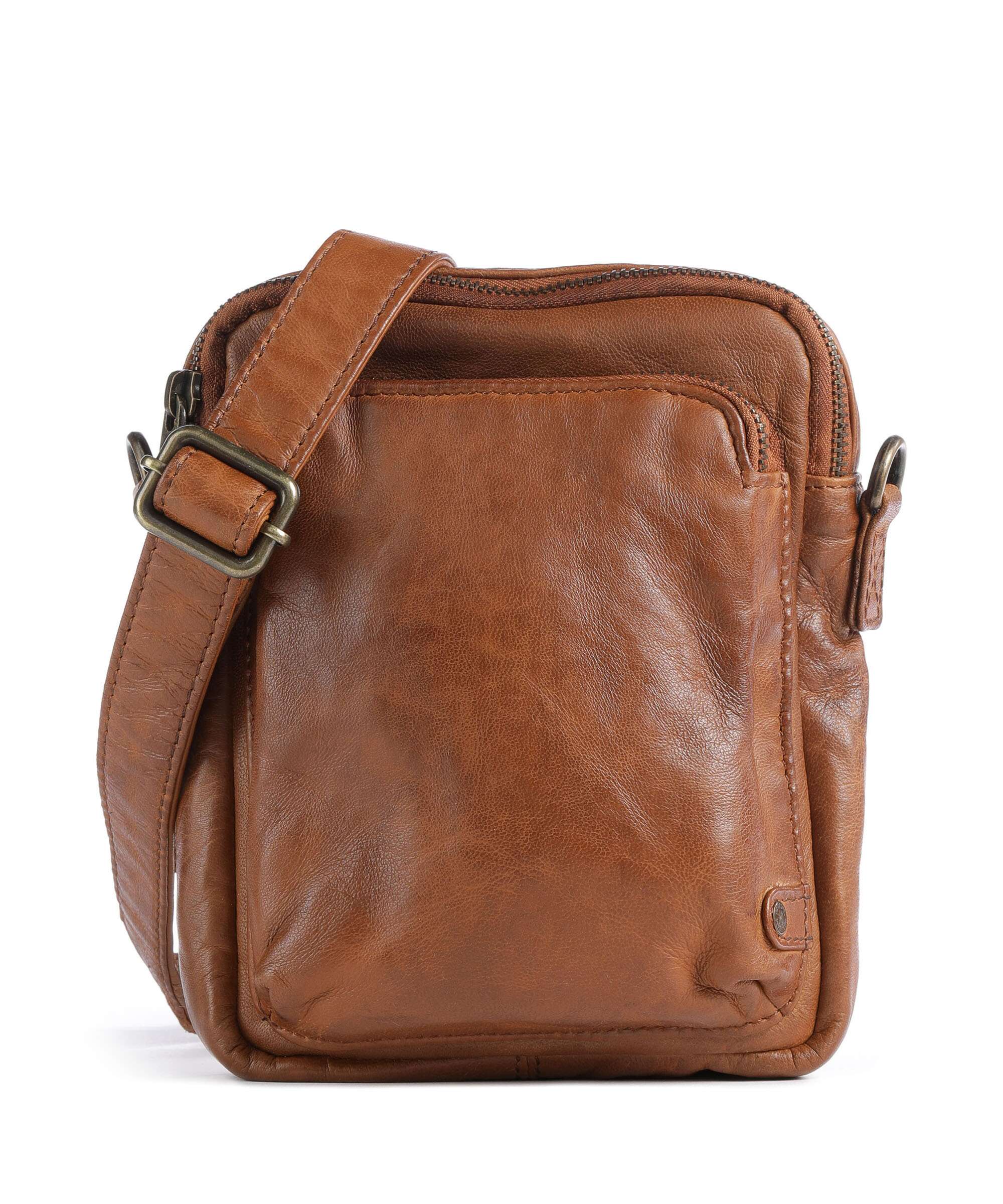 Depeche Power Field Crossbody tas cognac