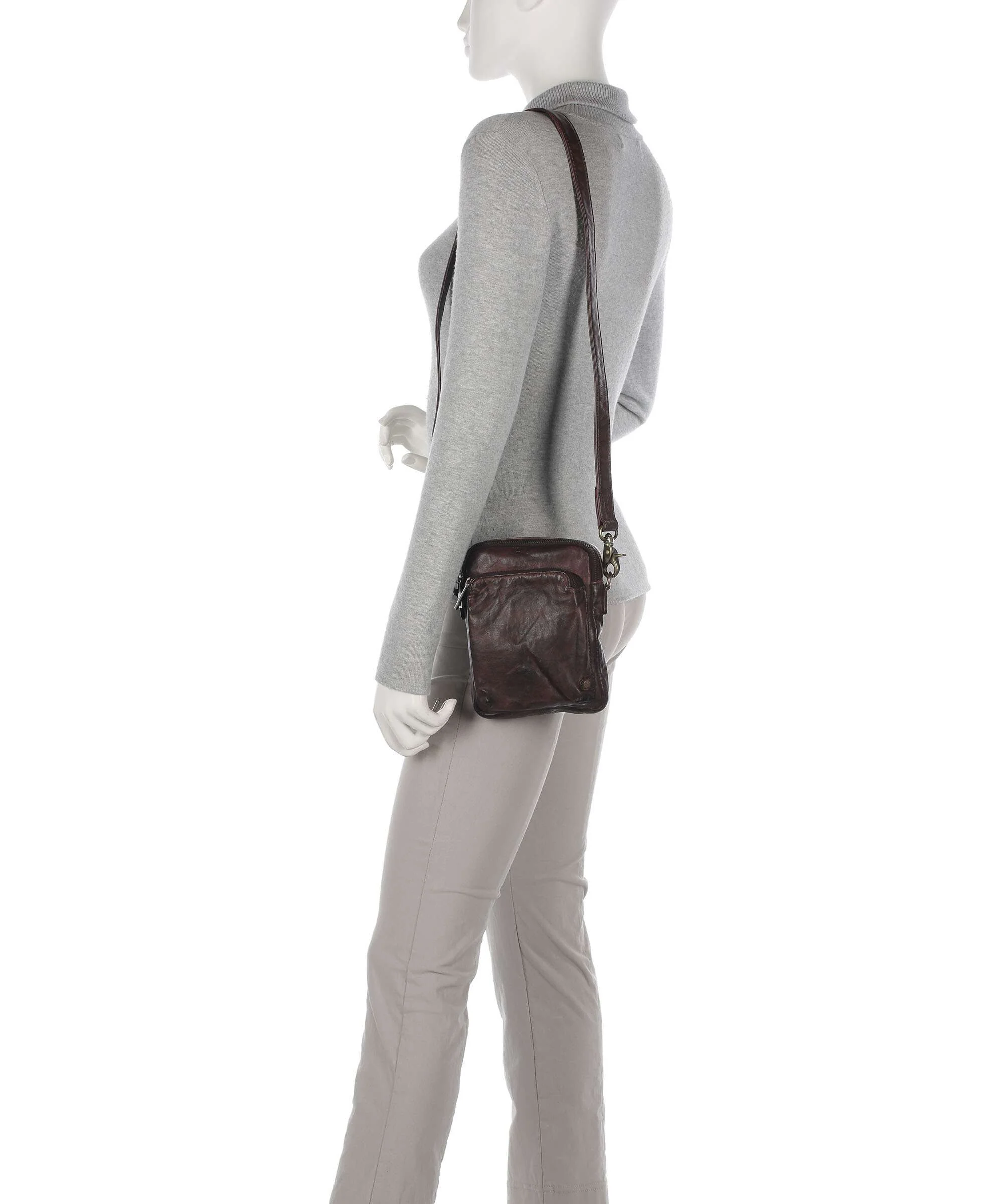 Depeche Power Field Crossbody tas winter brown - Image 3