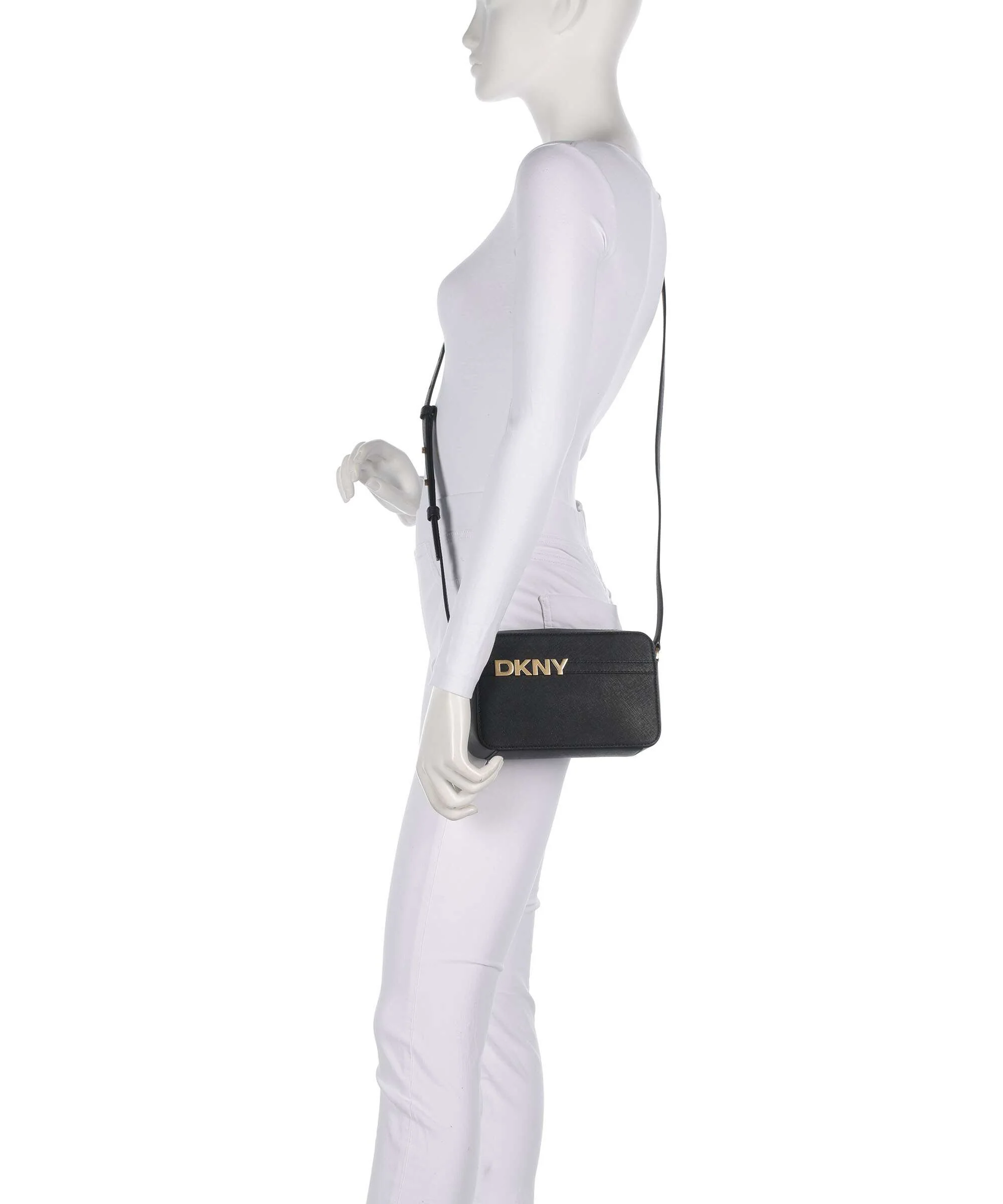 DKNY Avril Crossbody tas black/gold - Image 3