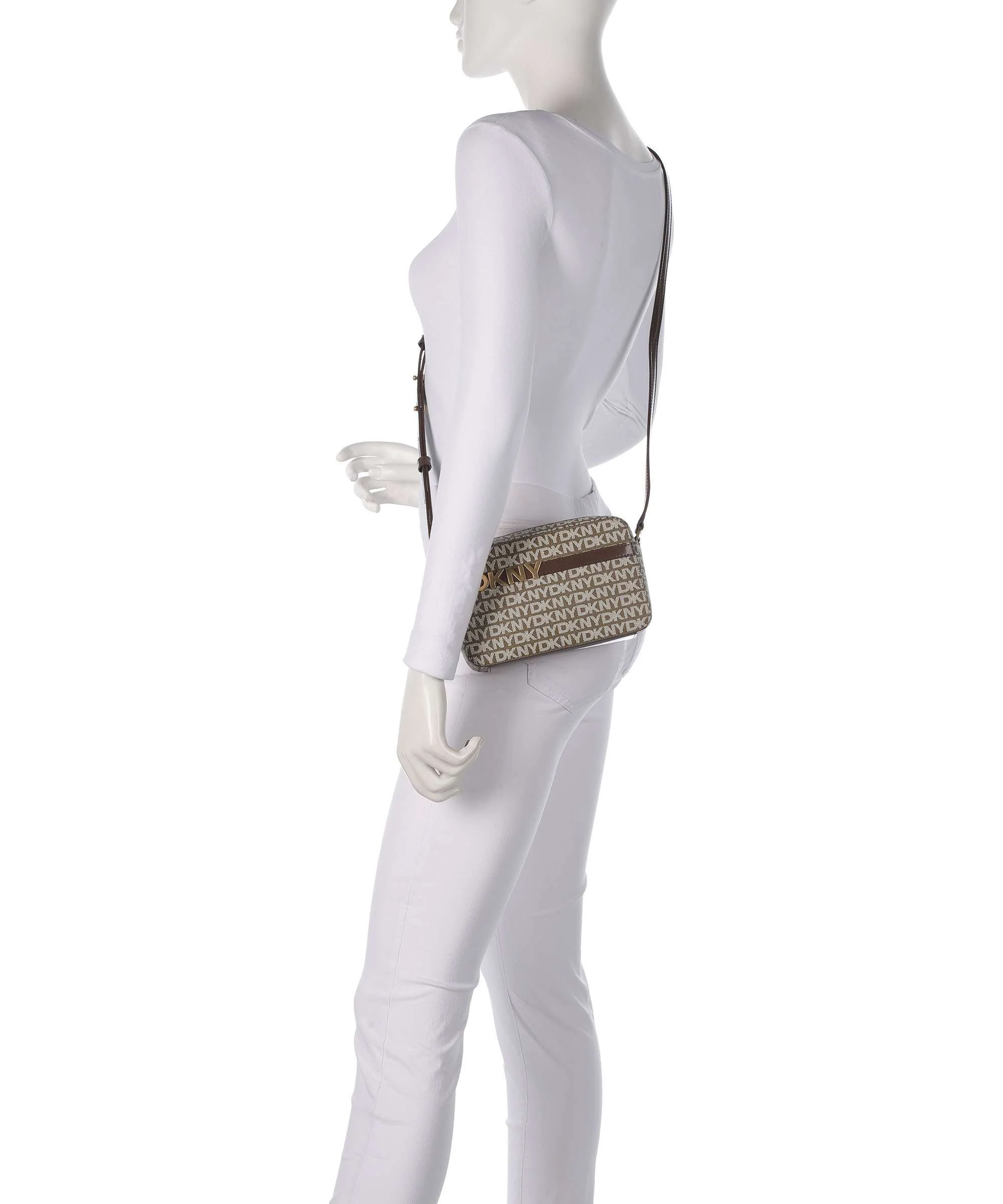 DKNY Avril Crossbody tas chino/chocolate - Image 3
