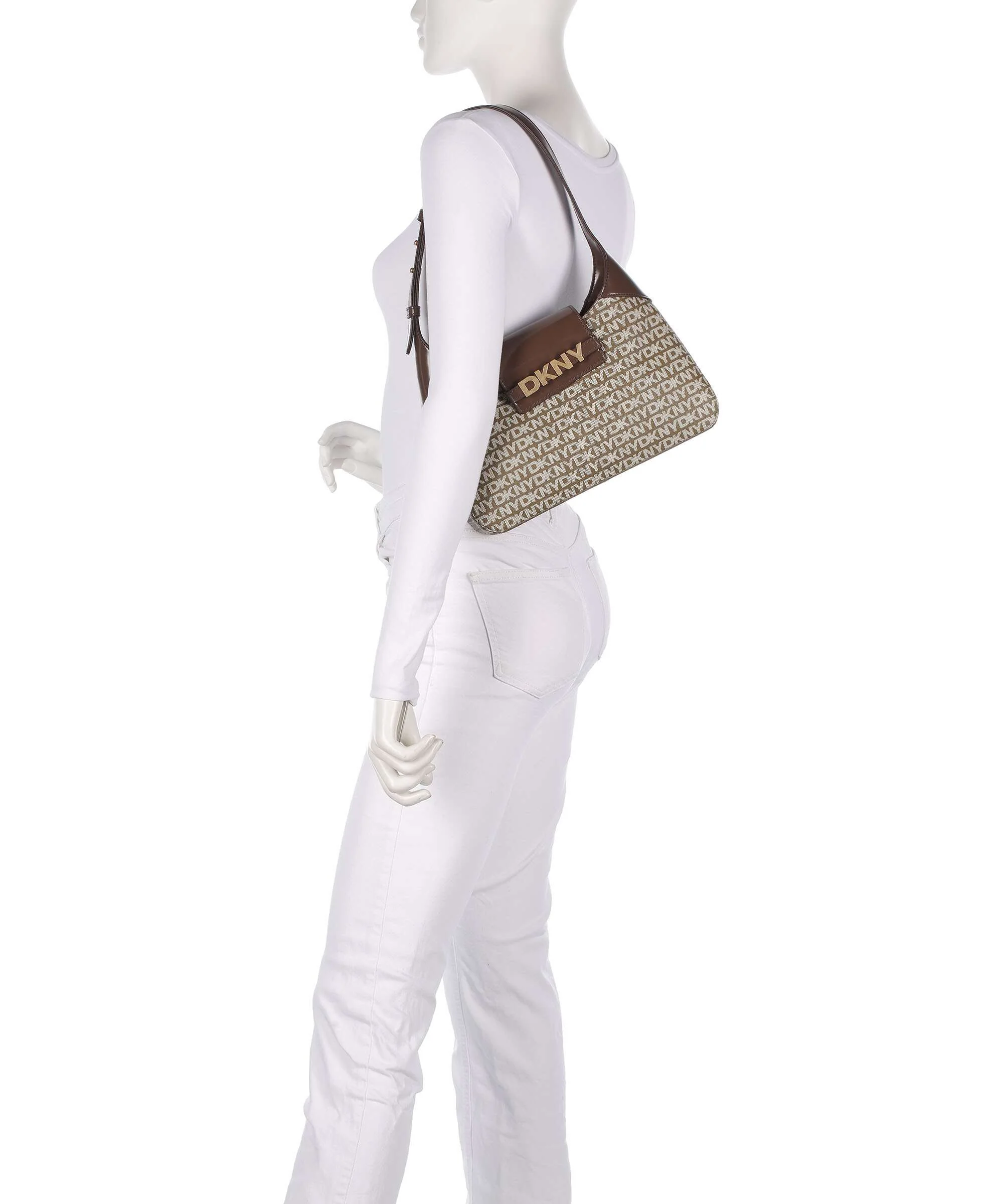 DKNY Avril Schoudertas chino/chocolate - Image 3
