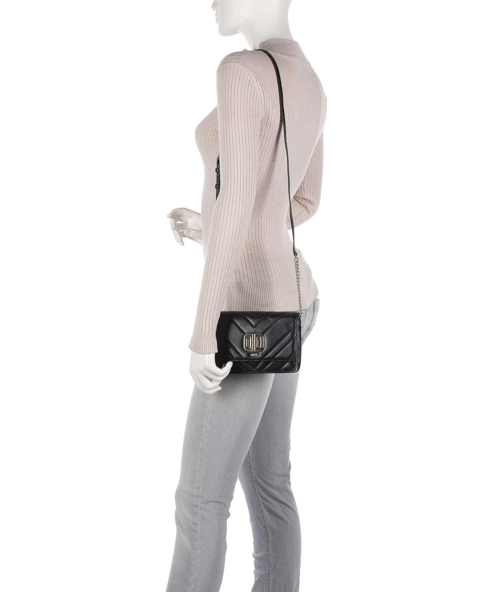 DKNY Delphine Crossbody tas black/gold - Image 3