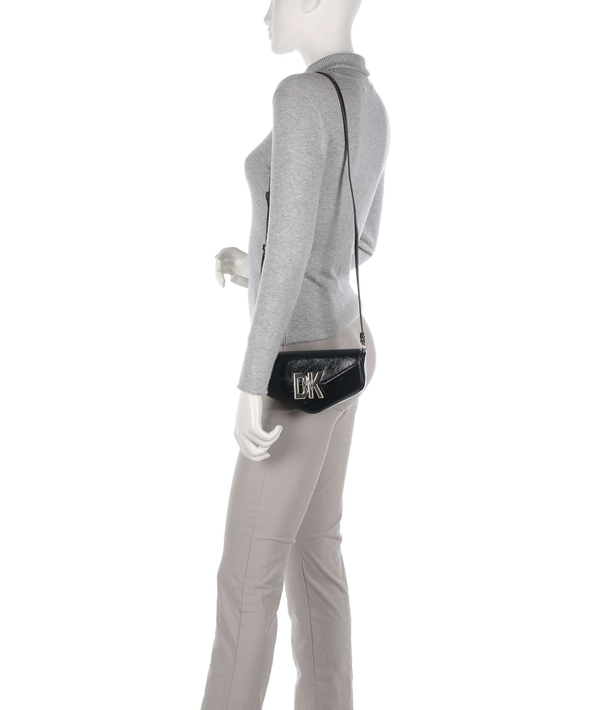 DKNY Milano Downtown Crossbody tas black/gold - Image 3