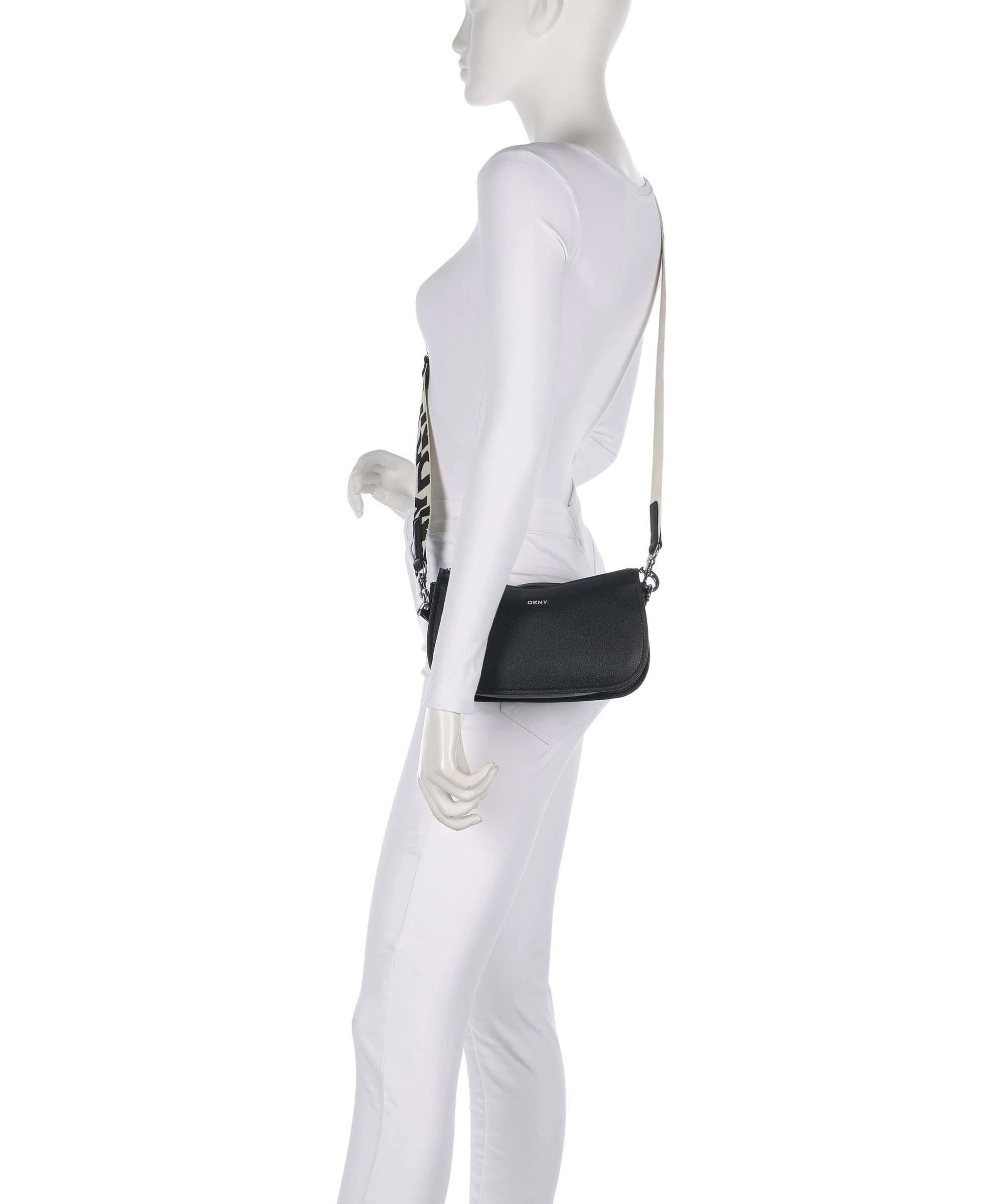 DKNY Nessa Schoudertas black/silver - Image 4