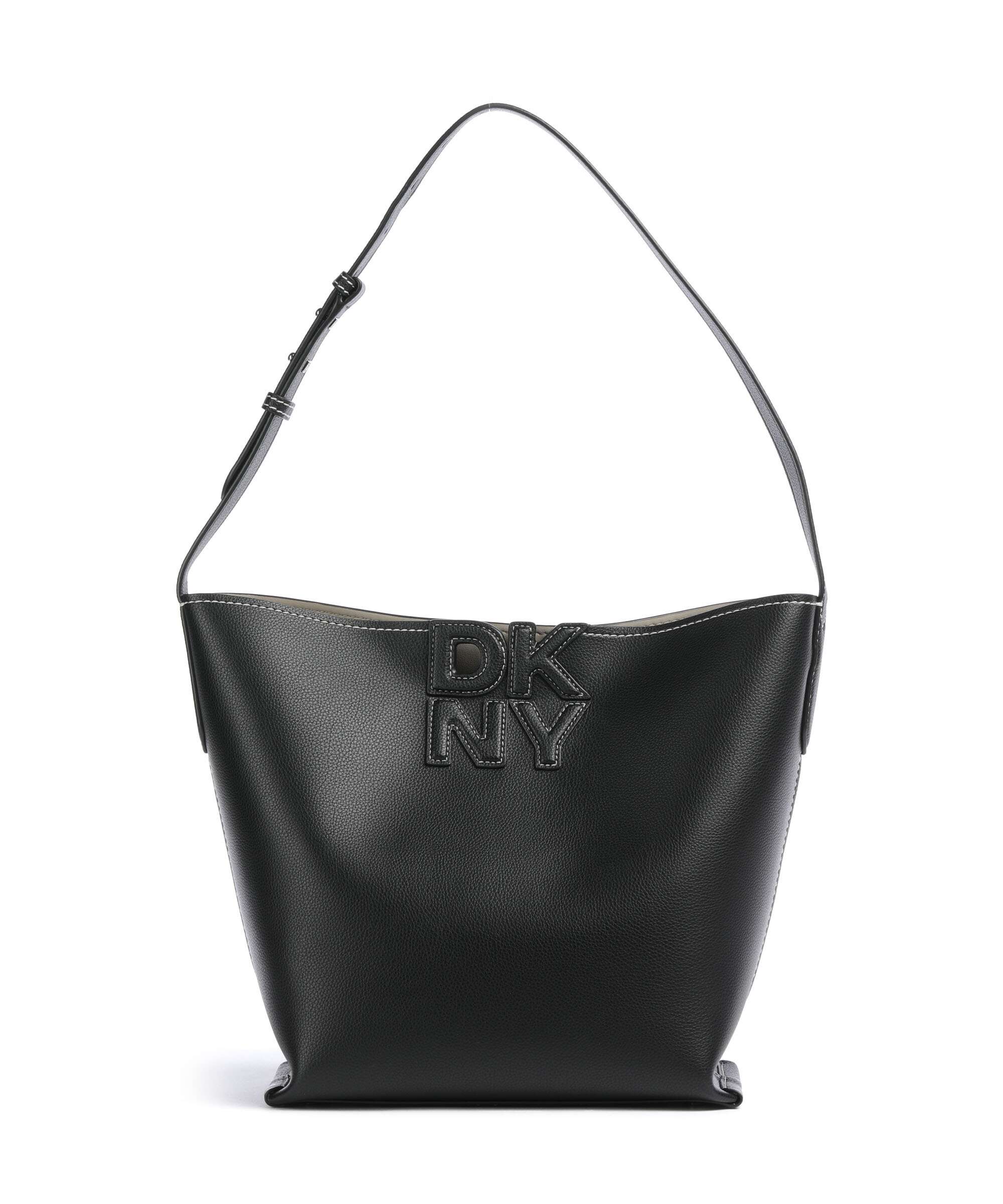 DKNY Nicole Hobo tas black/light taupe