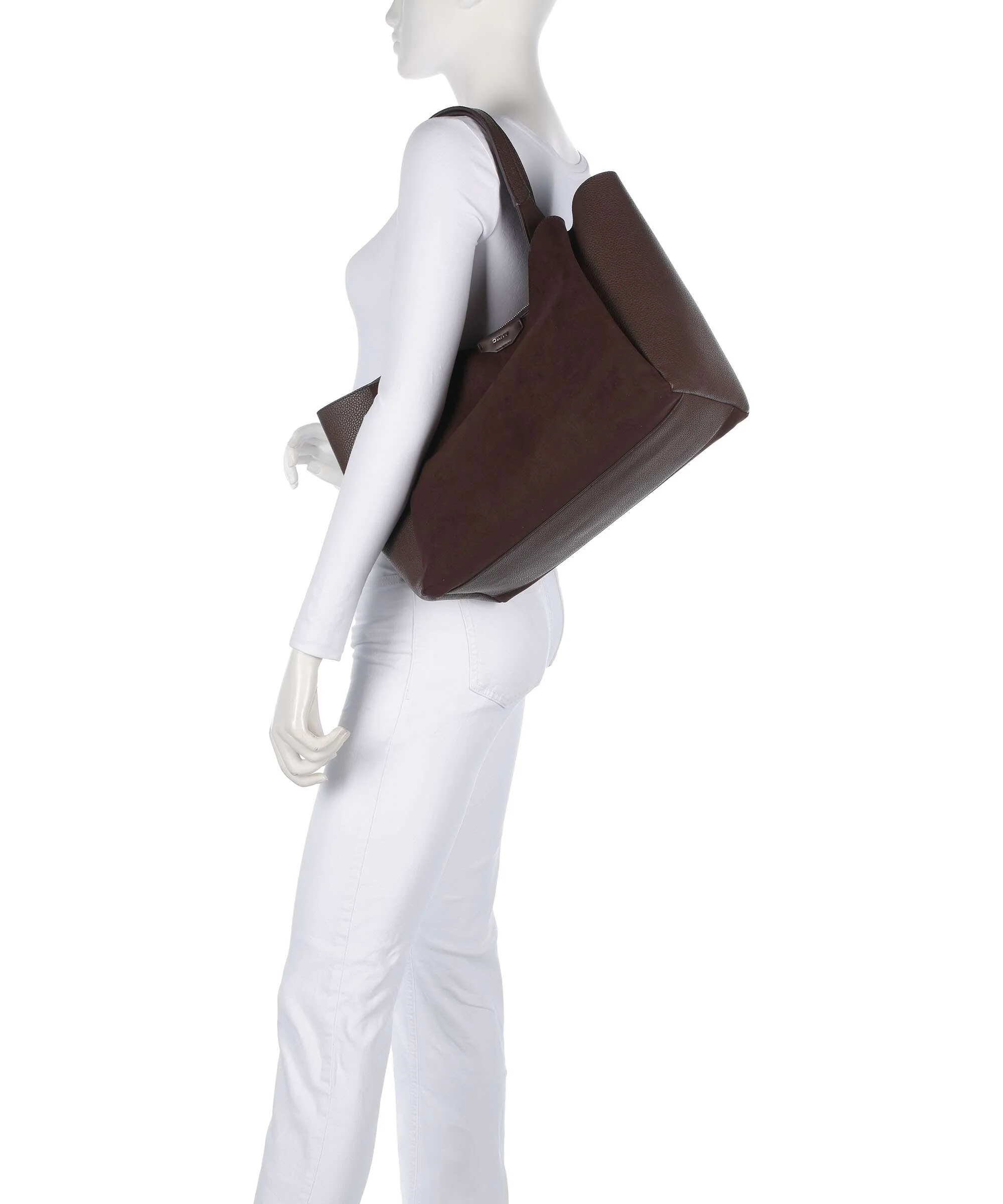 DKNY Willa Boodschappentas chocolate - Image 3