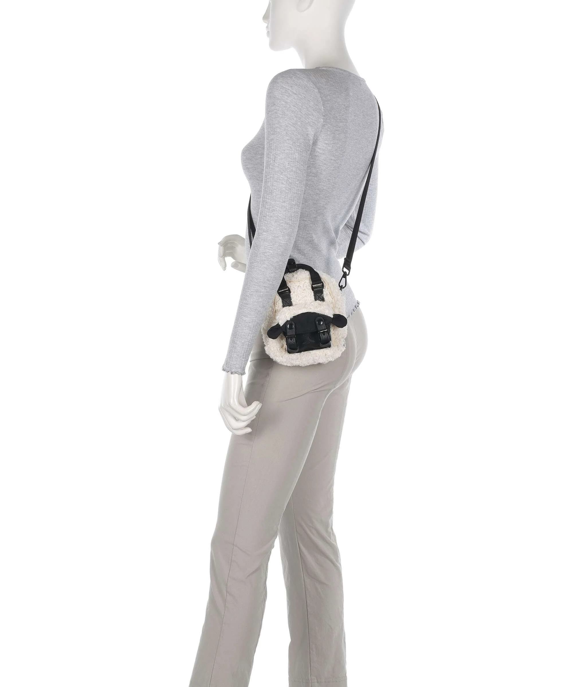 Doughnut Fairies & Friends Macaroon Tiny Crossbody tas white/black - Image 3