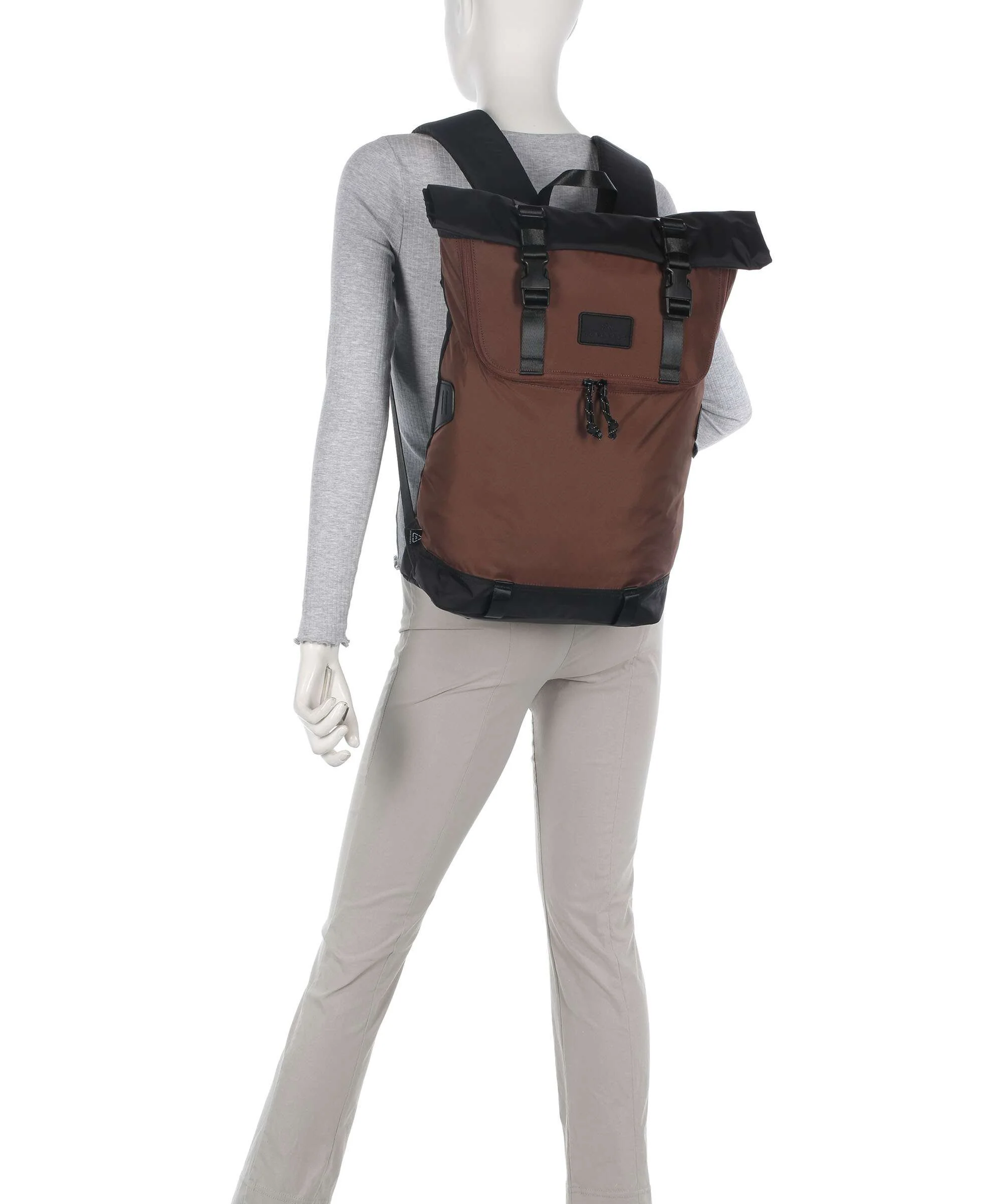 Doughnut Go Wild Christopher Rolltop rugzak grey/brown - Image 3