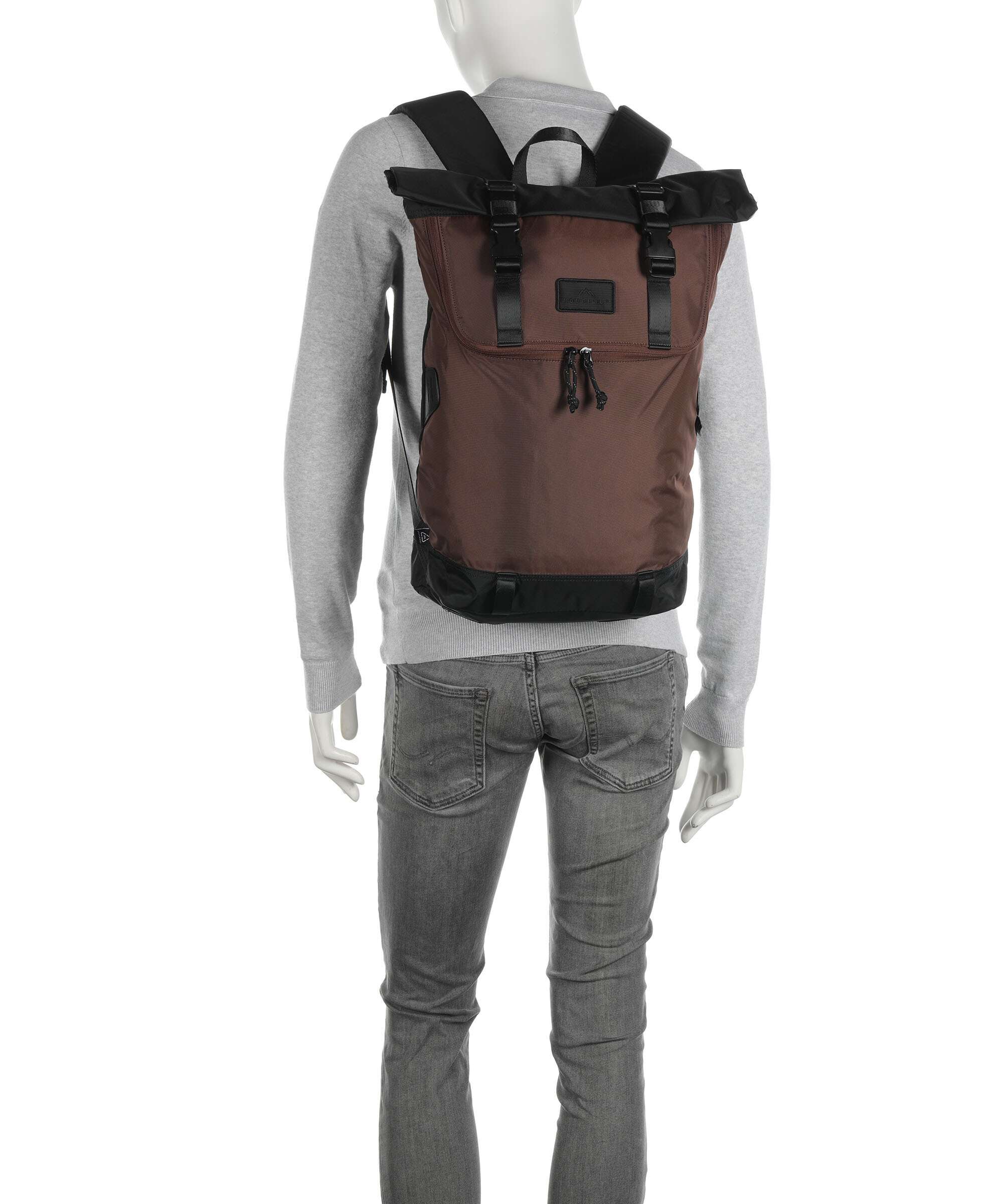 Doughnut Go Wild Christopher Rolltop rugzak grey/brown - Image 4