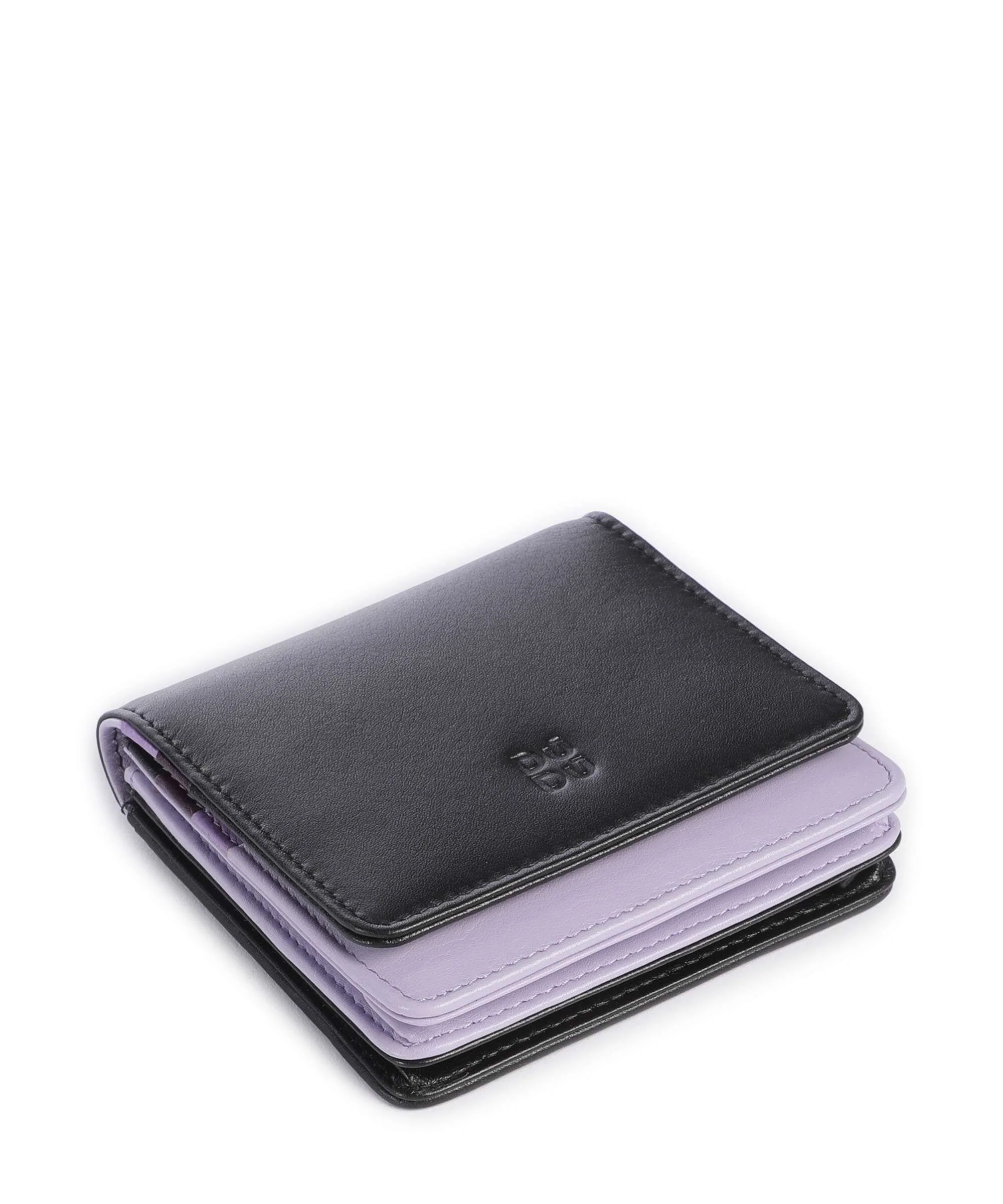DuDu Bags Flores Portemonnee black lavender - Image 4