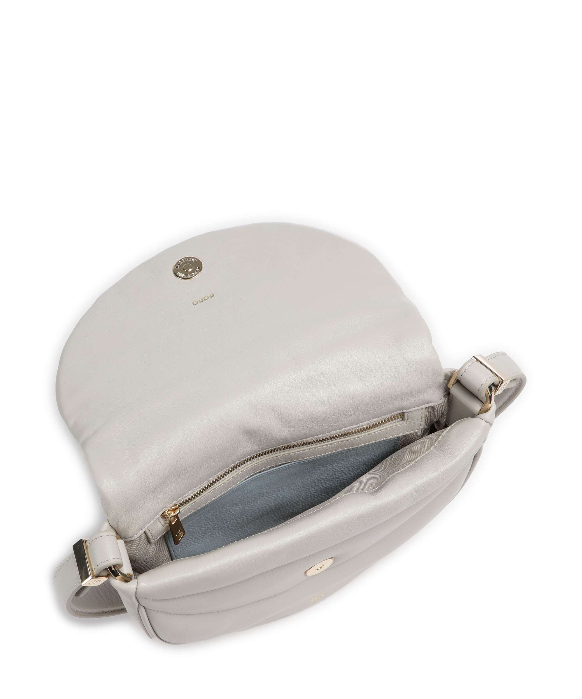 DuDu Bags Panarea Schoudertas pearl grey - Image 7