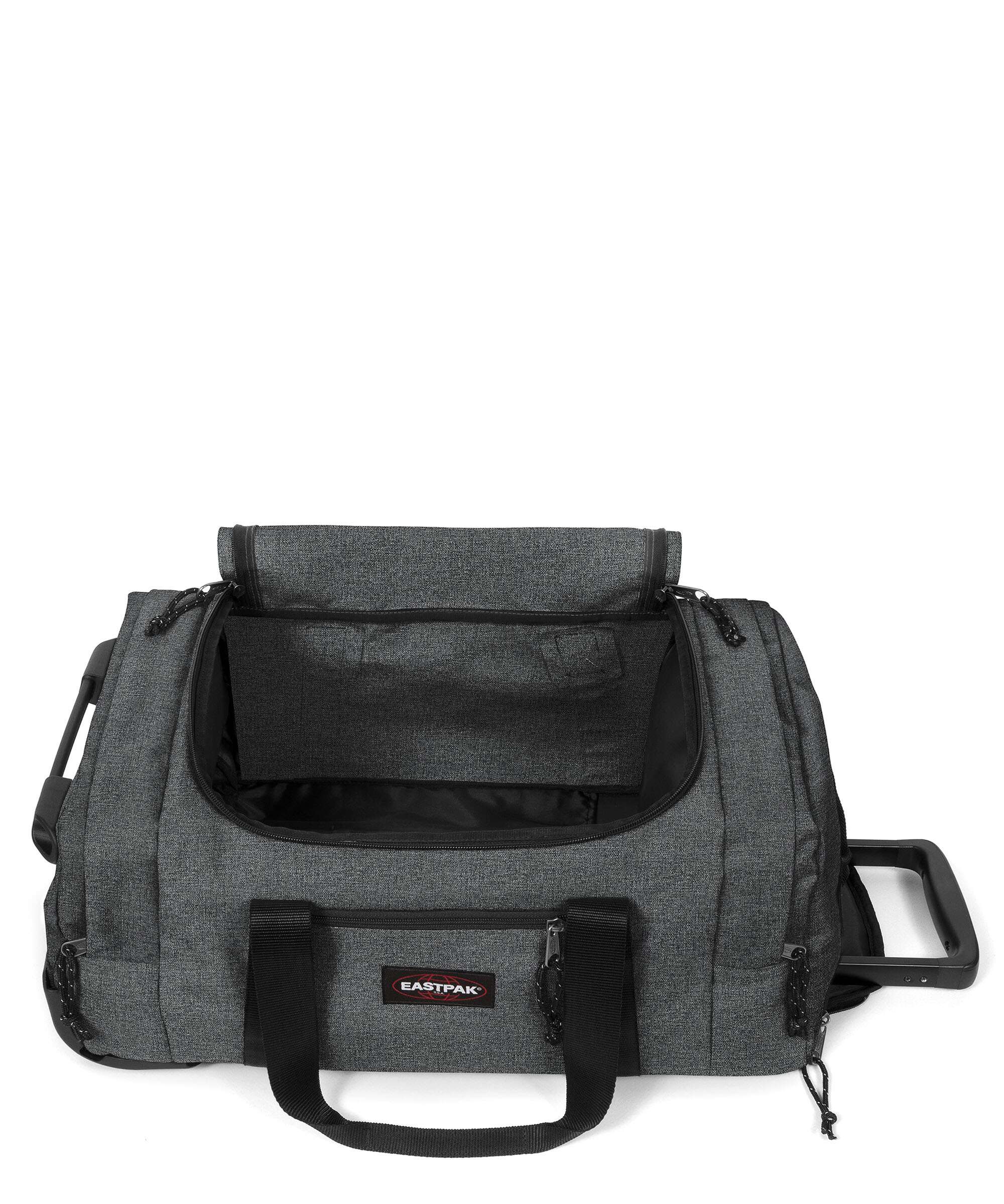 Eastpak Leatherface S + Reistas met wielen black denim - Image 5