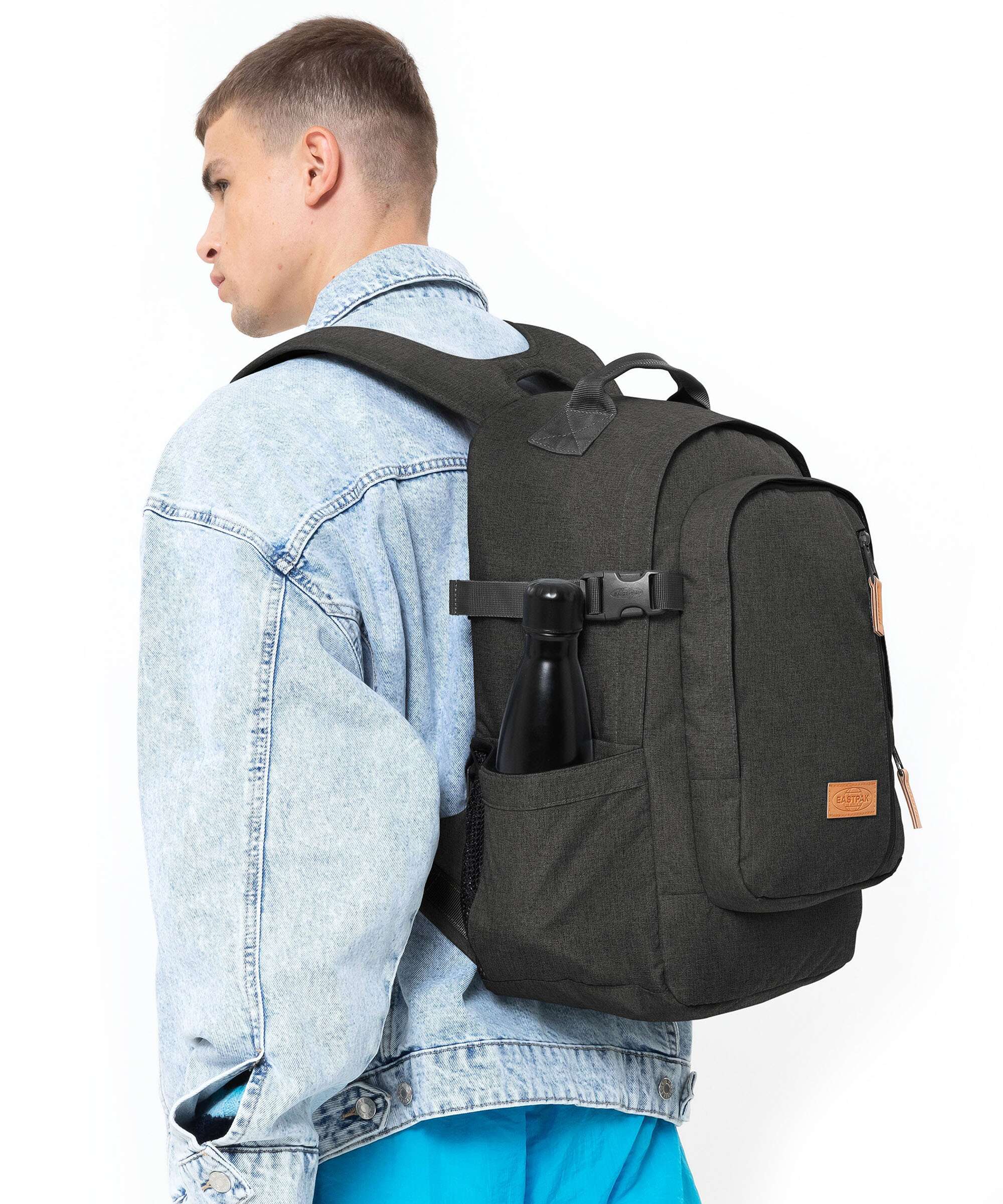 Eastpak Smallker Laptop rugzak black denim - Image 4