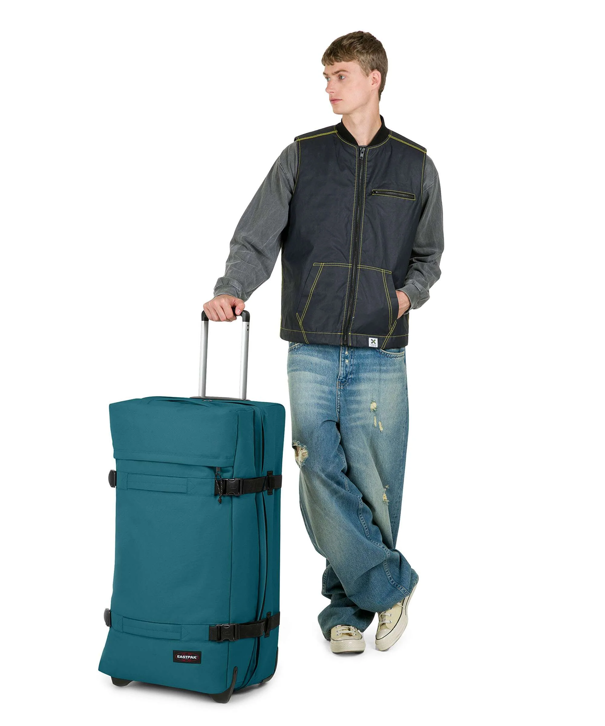 Eastpak Transit'R L Reistas met wielen jade teal - Image 3
