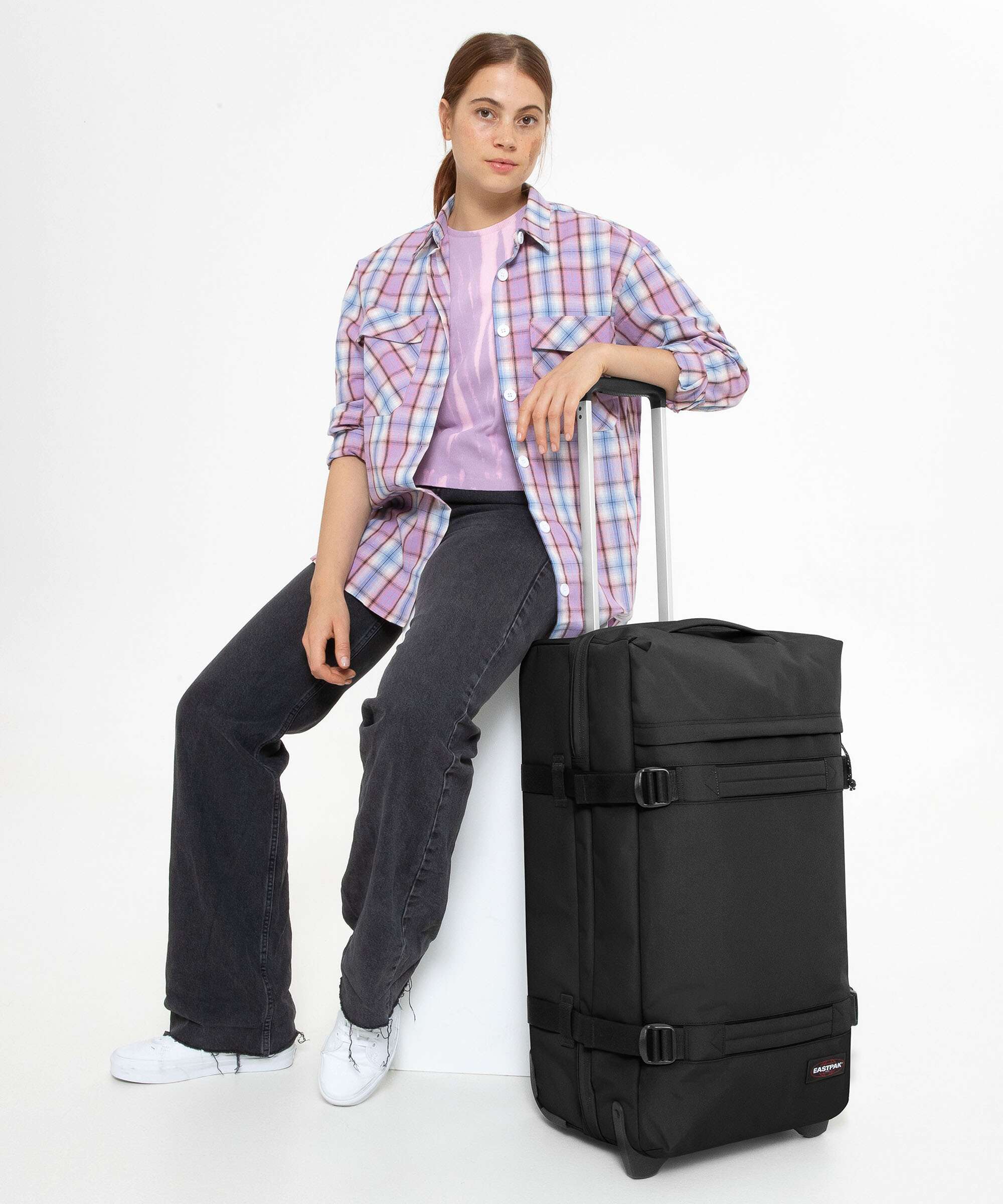 Eastpak Transit'R M Reistas met wielen black - Image 3