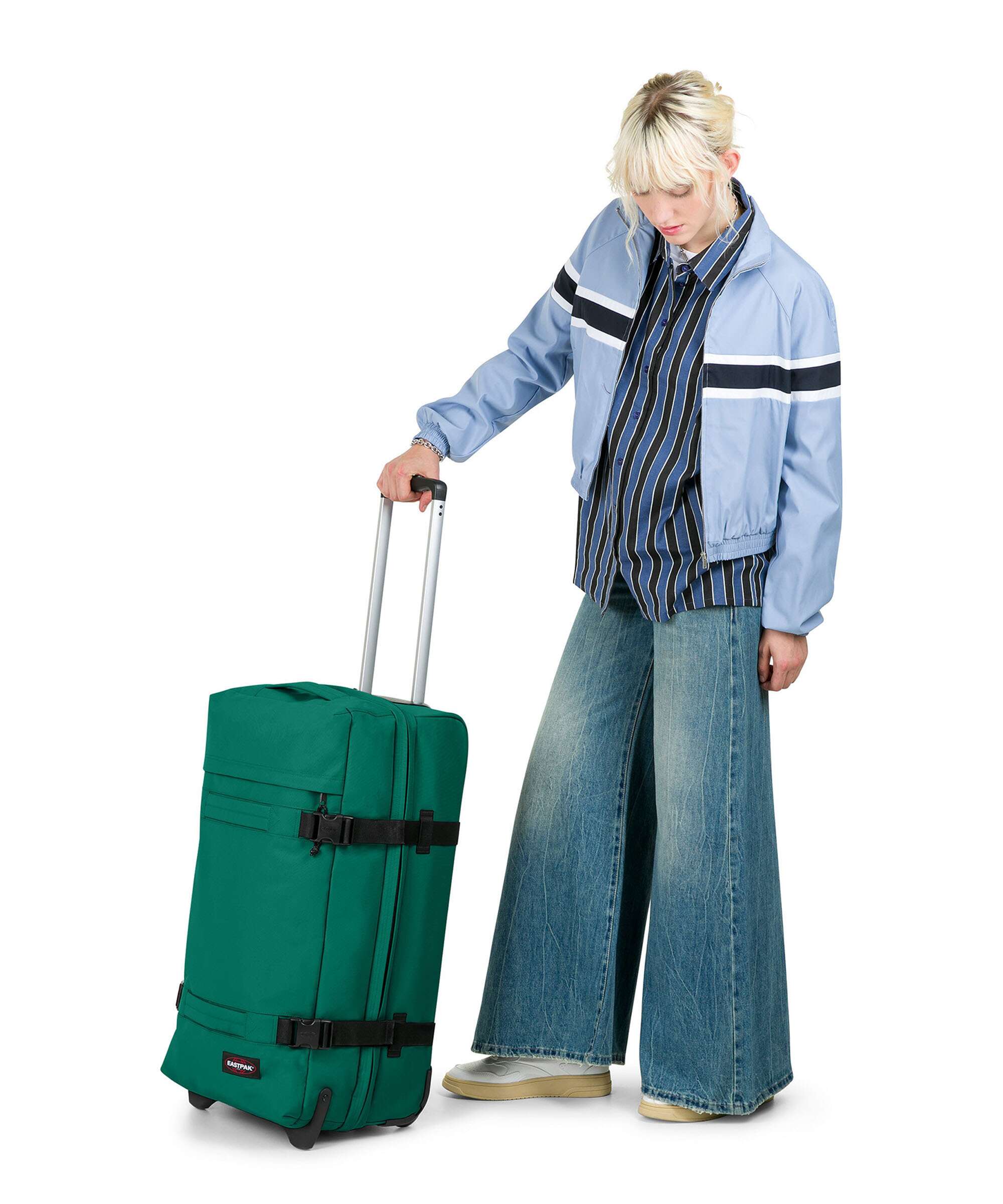 Eastpak Transit'R M Reistas met wielen pineneedle green - Image 3