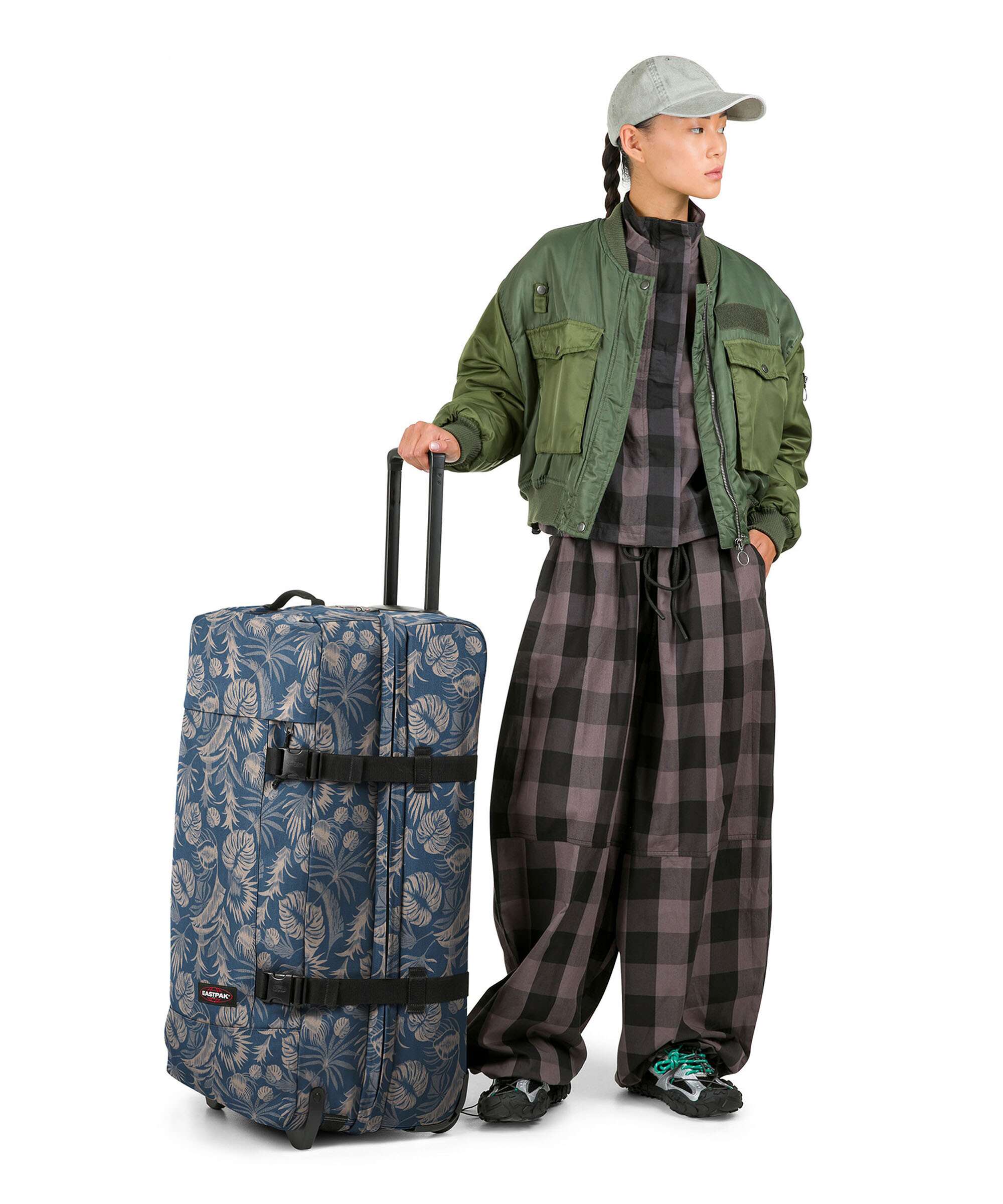 Eastpak Tranverz L Reistas met wielen brize blue/beige - Image 3