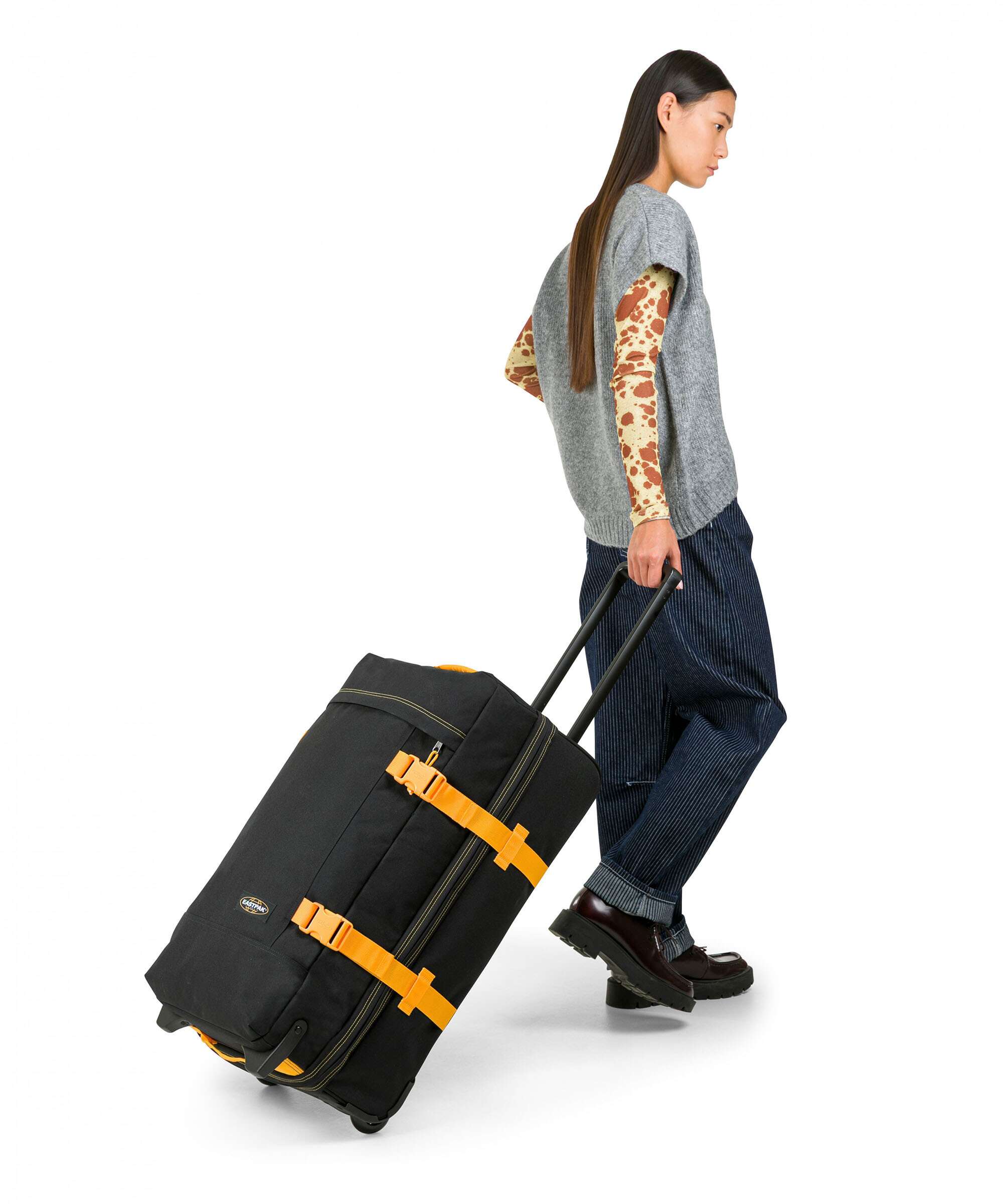 Eastpak Tranverz M Reistas met wielen kontrast mango - Image 3