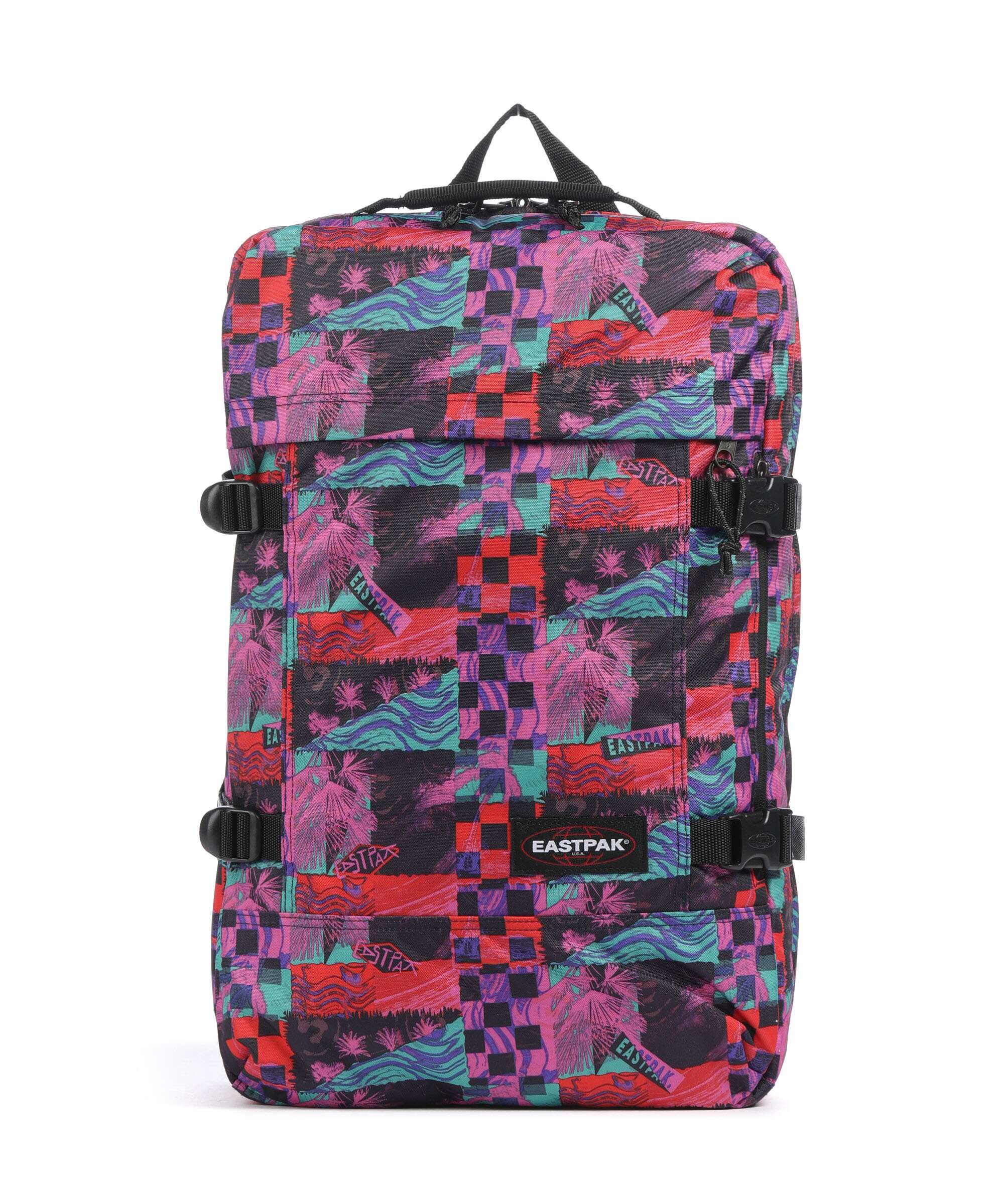 Eastpak Travelpack Reis rugzak retro surf funk