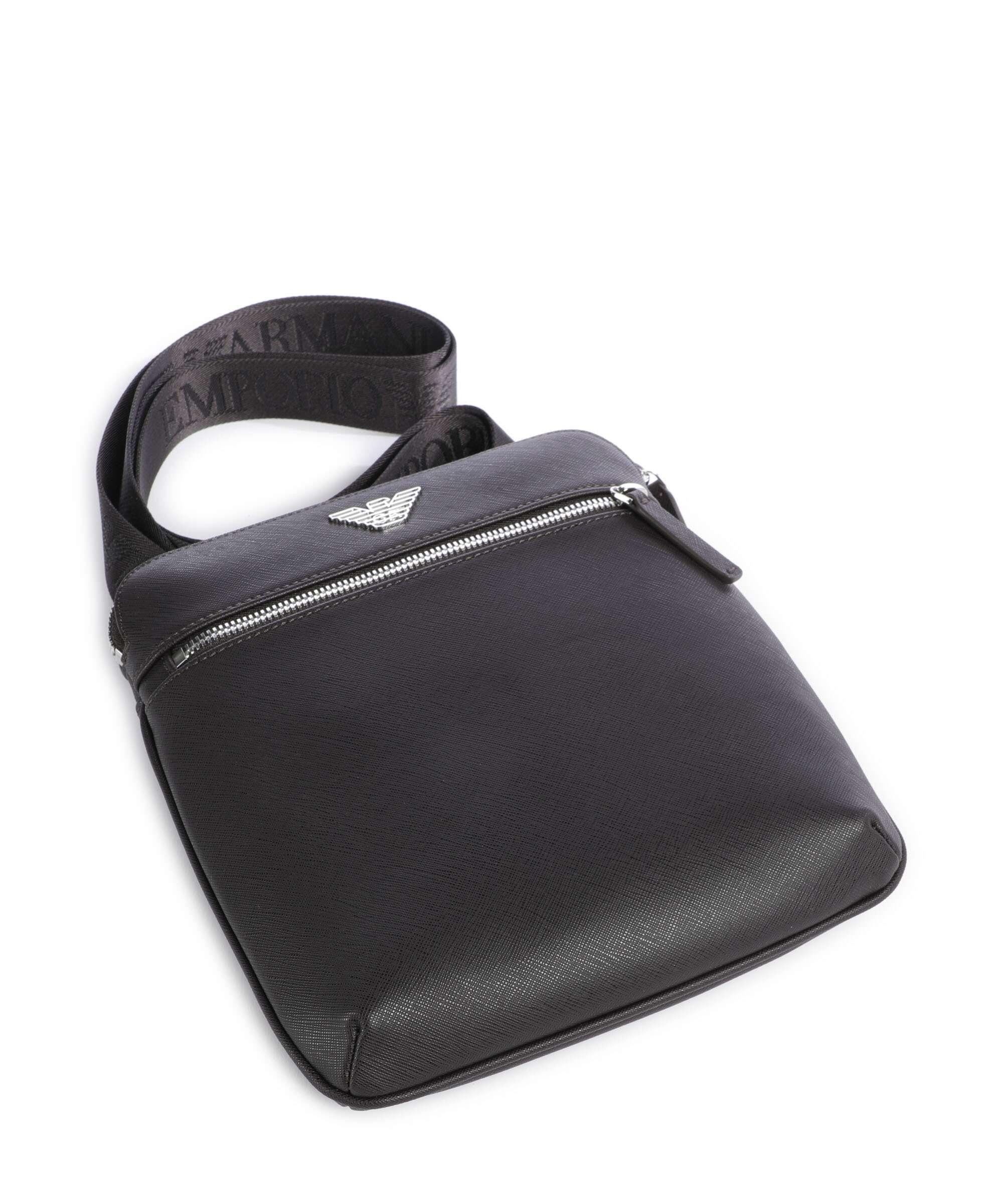 Emporio Armani Business Regenerated Crossbody tas ebony - Image 5