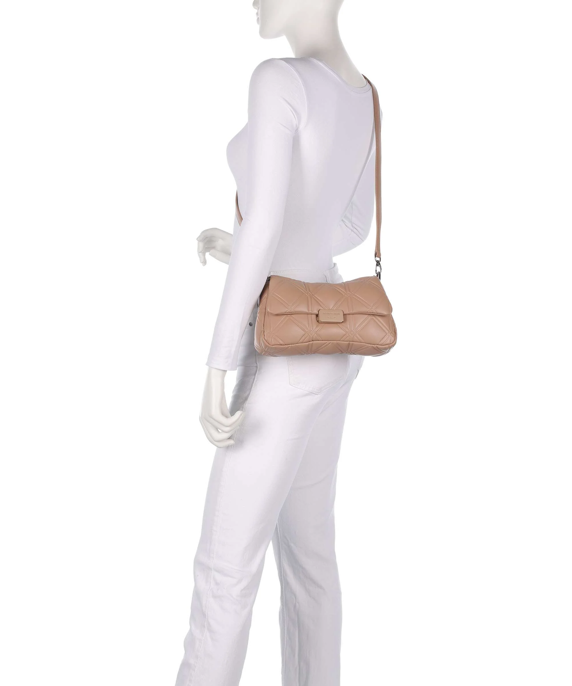 Emporio Armani Cassandra Schoudertas nocciola - Image 4