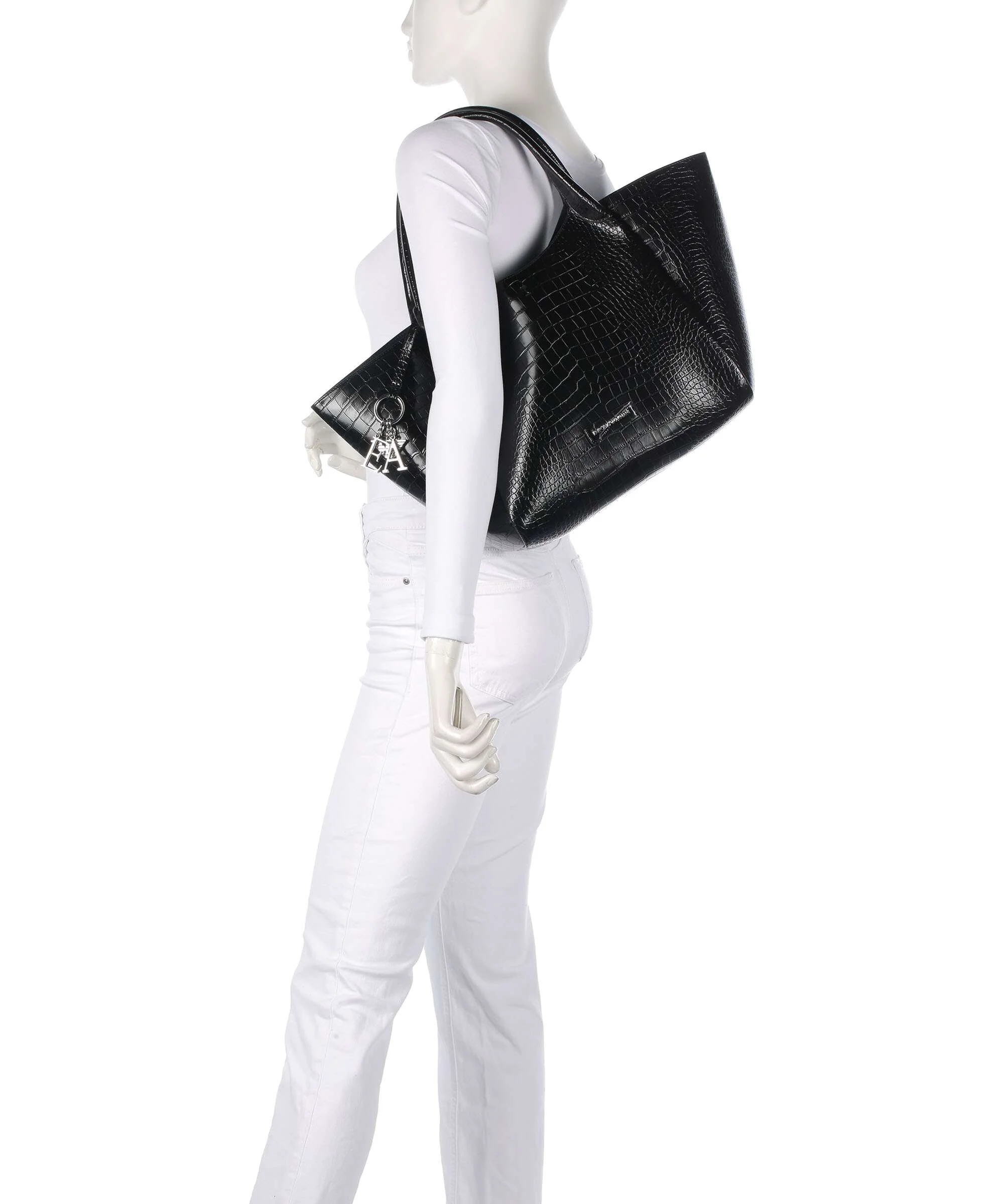 Emporio Armani Durini 24 Boodschappentas nero - Image 3