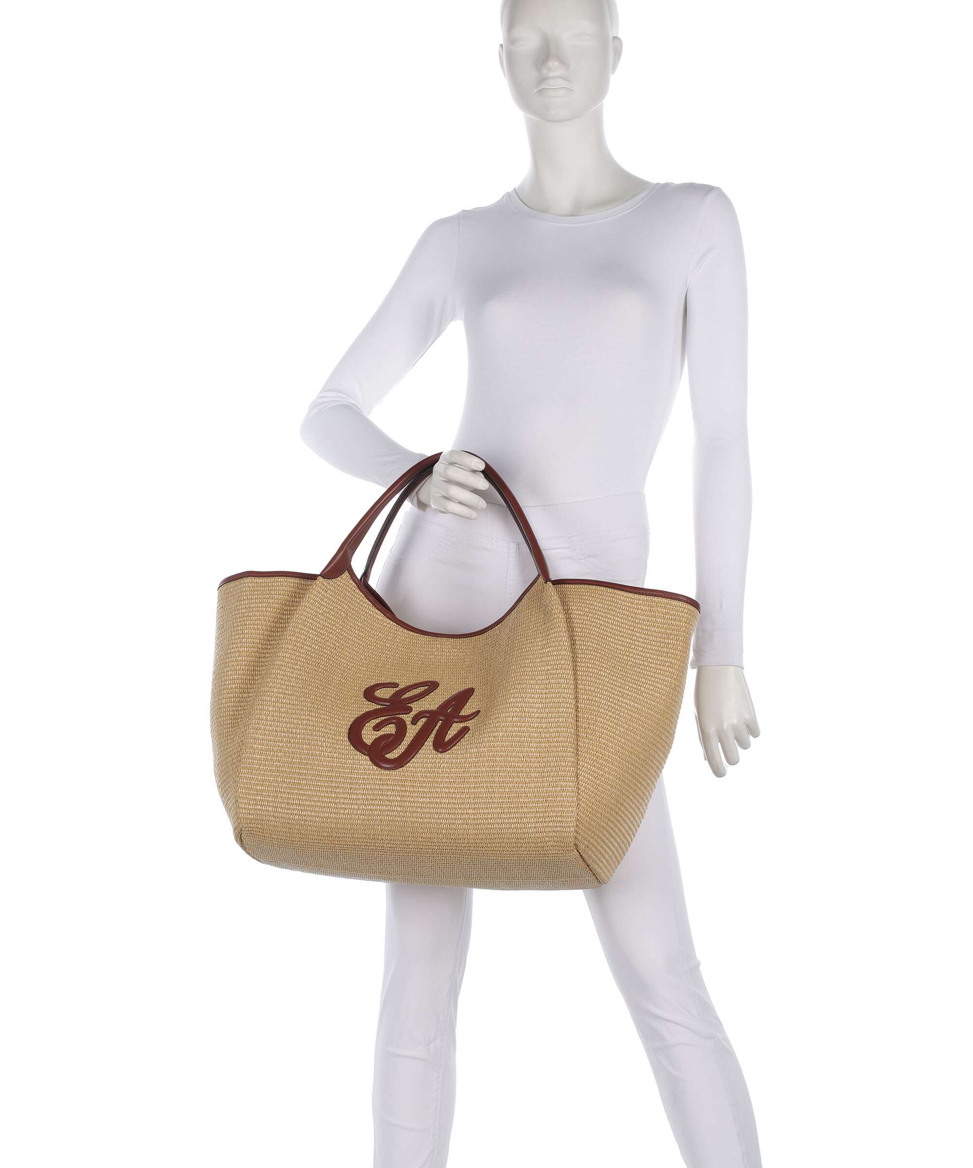 Emporio Armani Durini 24 L Boodschappentas naturale/siena - Image 3