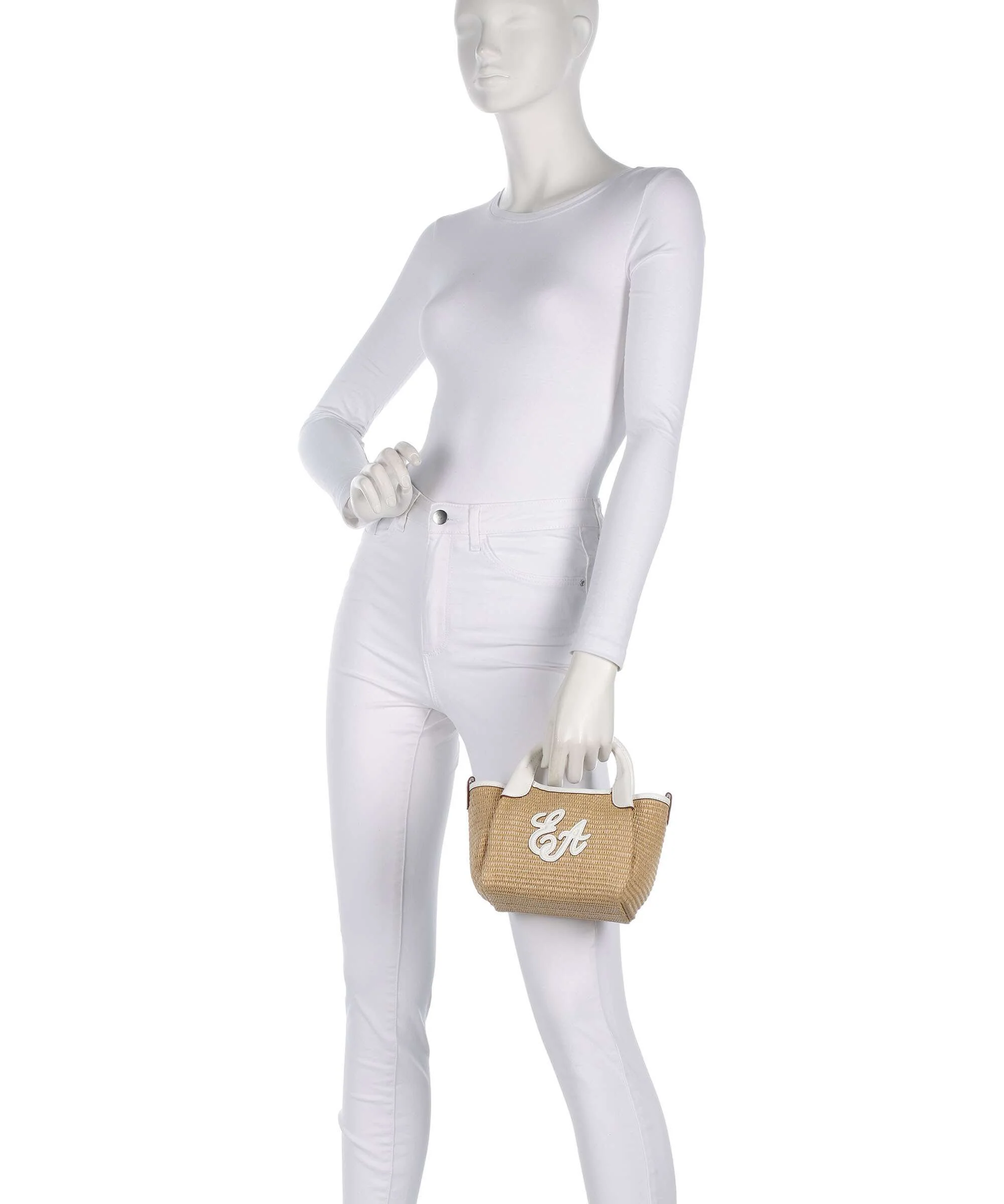 Emporio Armani Durini 24 S Crossbody tas naturale/bianco - Image 3