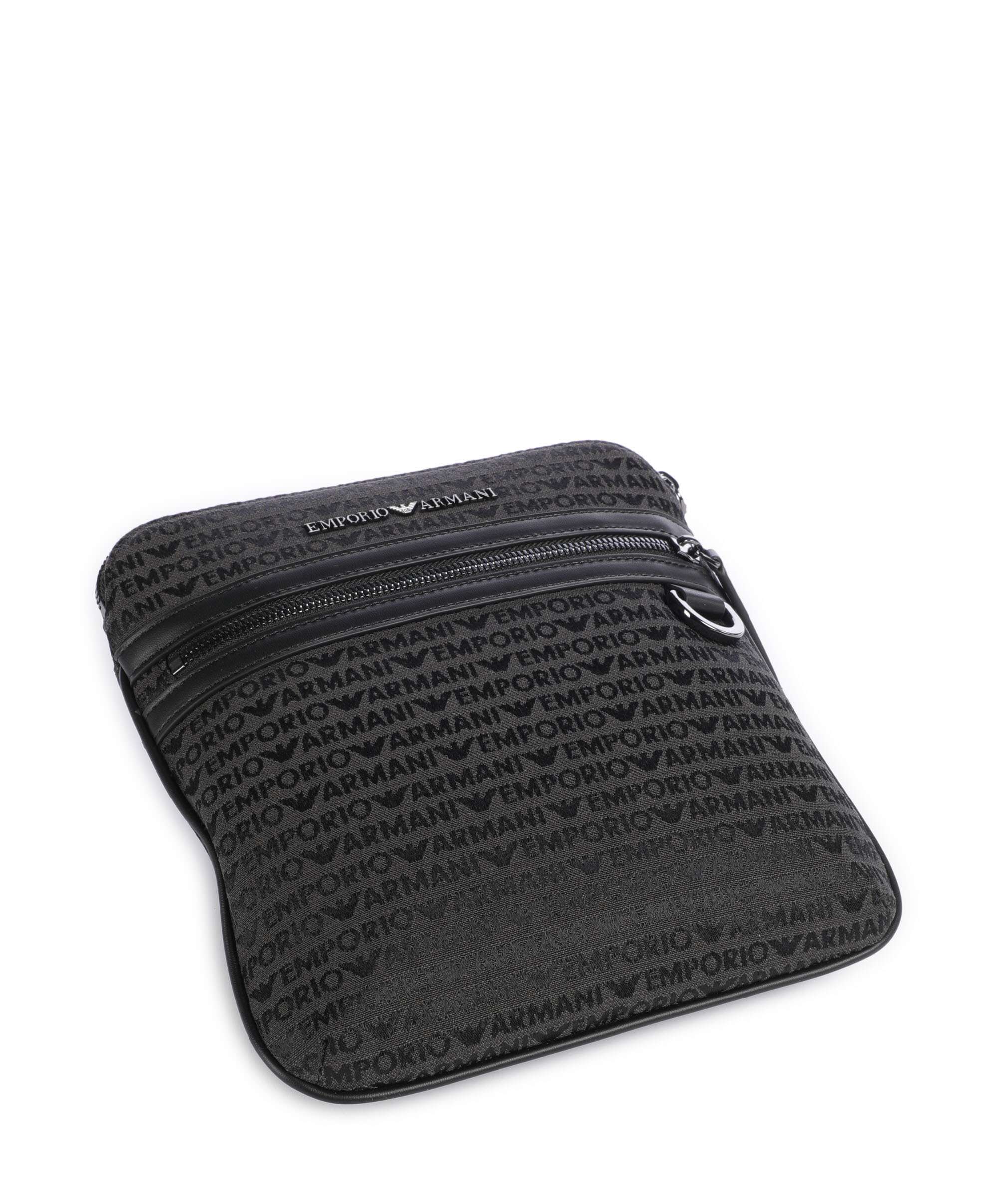 Emporio Armani Logo Jacquard Crossbody tas bristol black - Image 5
