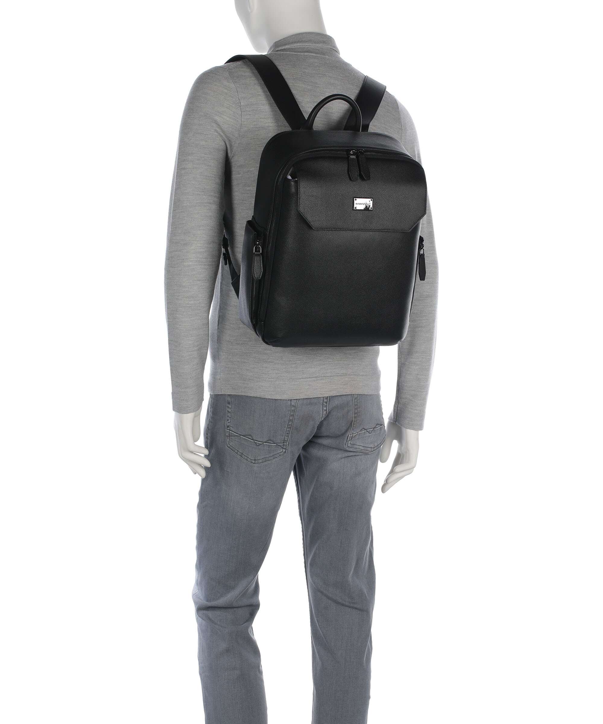 Emporio Armani Milano Rugzak black beauty - Image 3