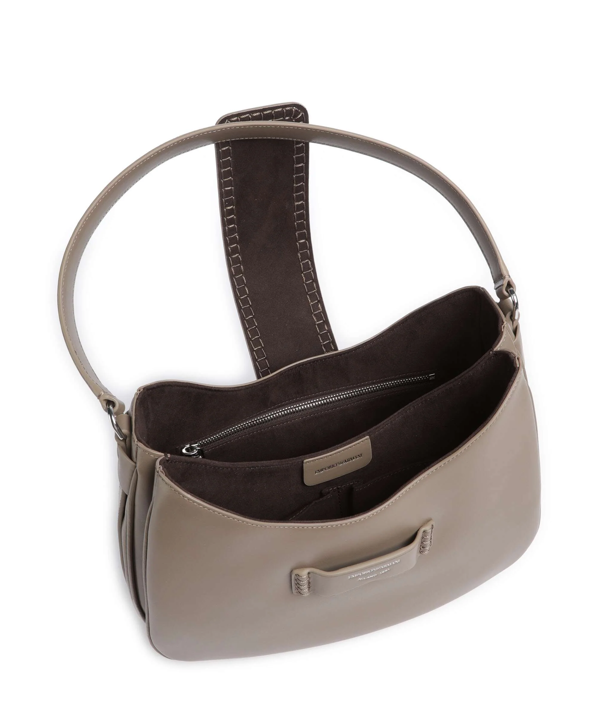 Emporio Armani Mina Schoudertas taupe - Image 7