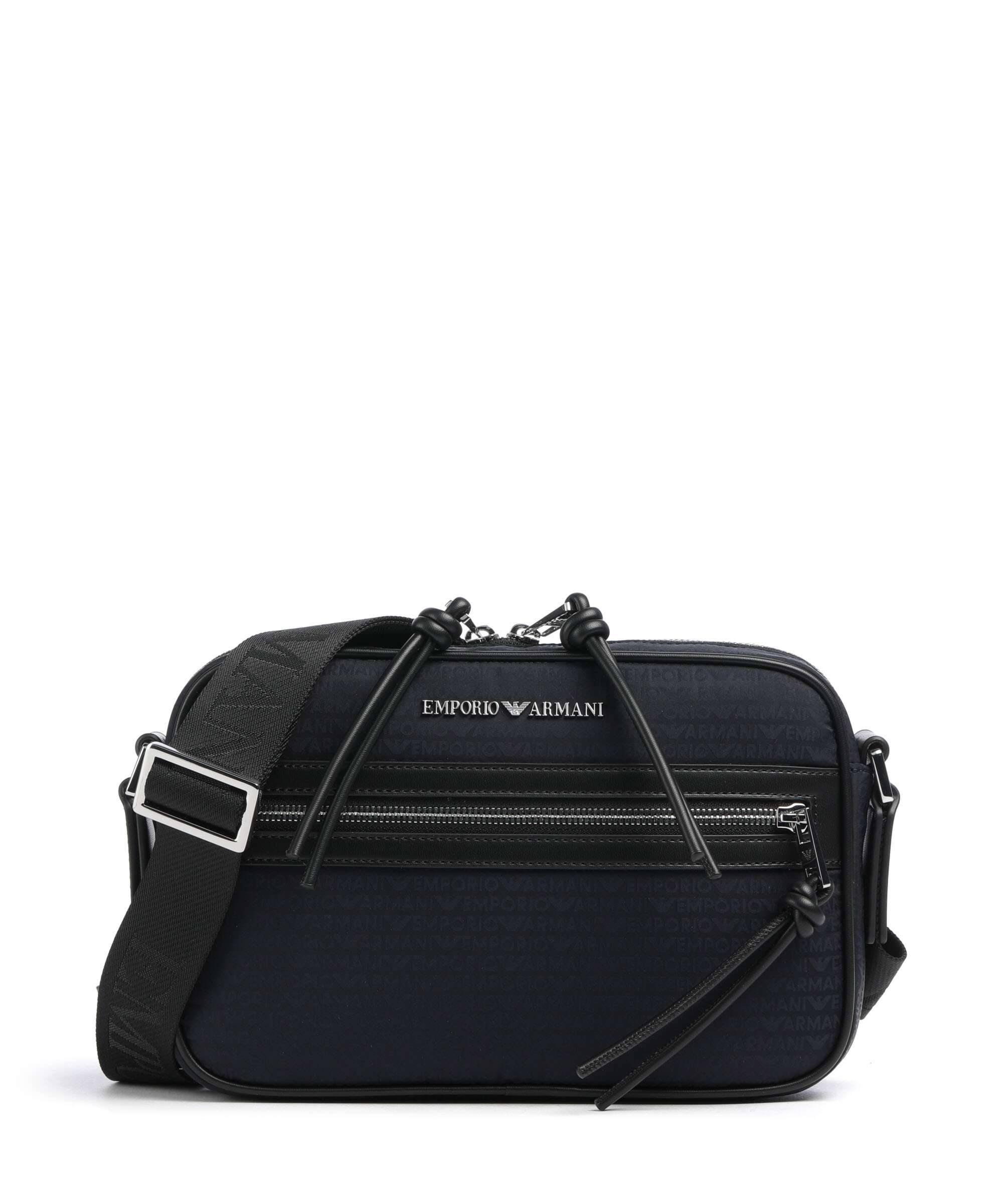 Emporio Armani Monogram Crossbody tas iconico blu navy