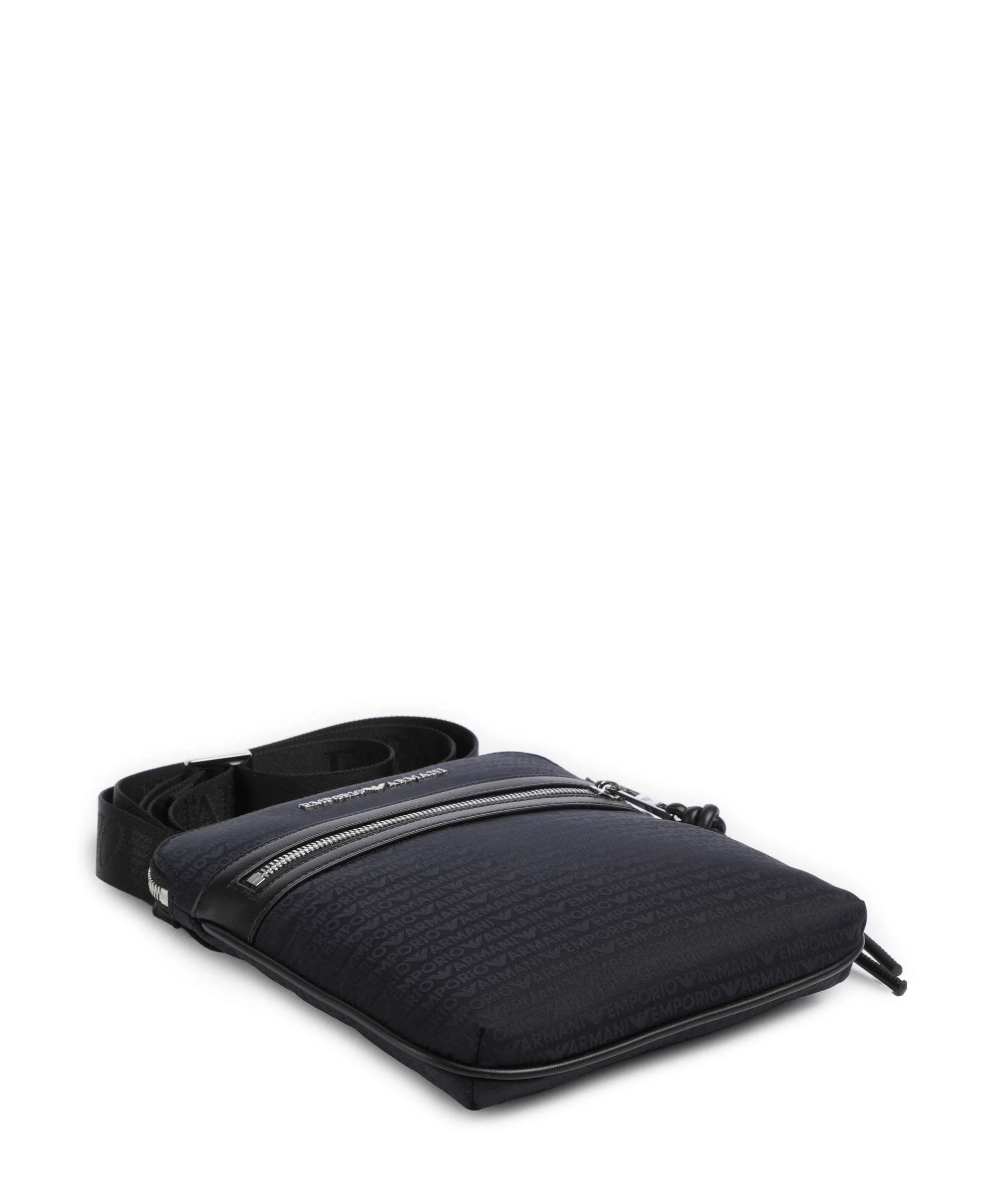 Emporio Armani Monogram Crossbody tas iconico blu navy - Image 4