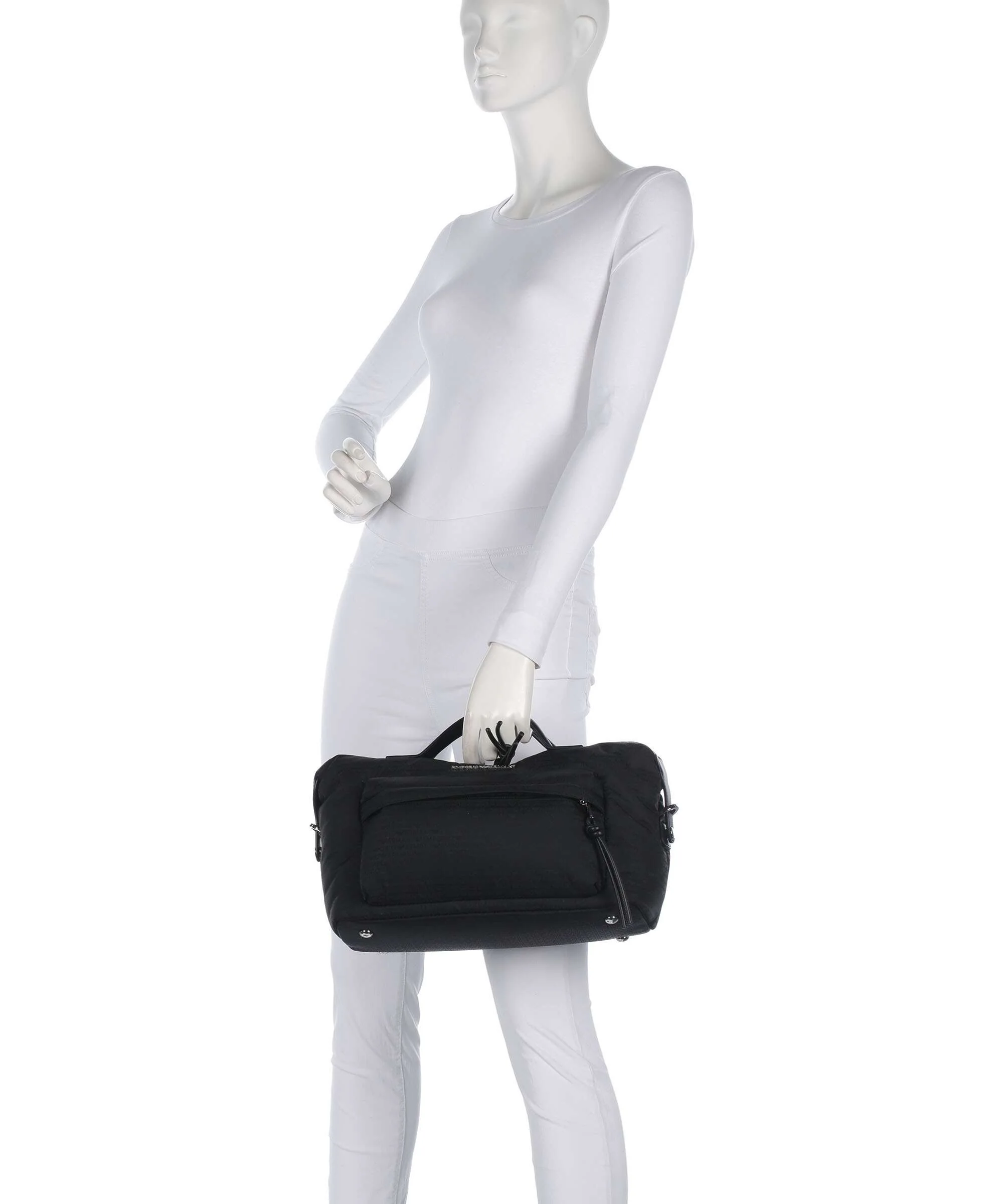 Emporio Armani Monogram Handtas black beauty - Image 3