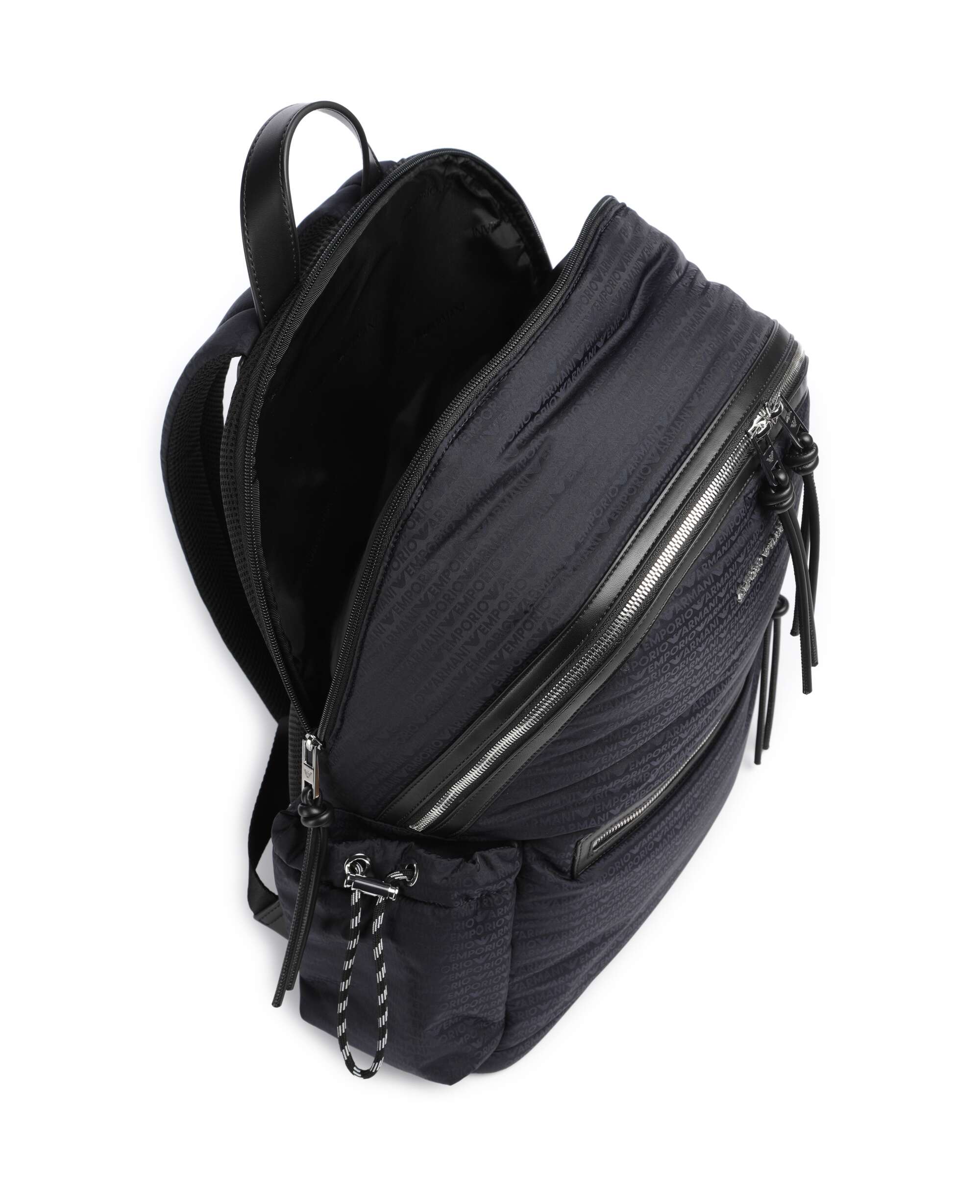Emporio Armani Monogram Rugzak iconico blu navy - Image 4