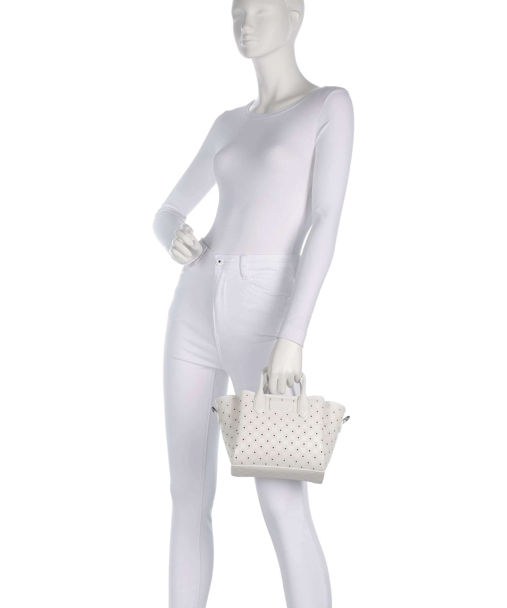 Emporio Armani Odette S Handtas bianco/nudo - Image 3
