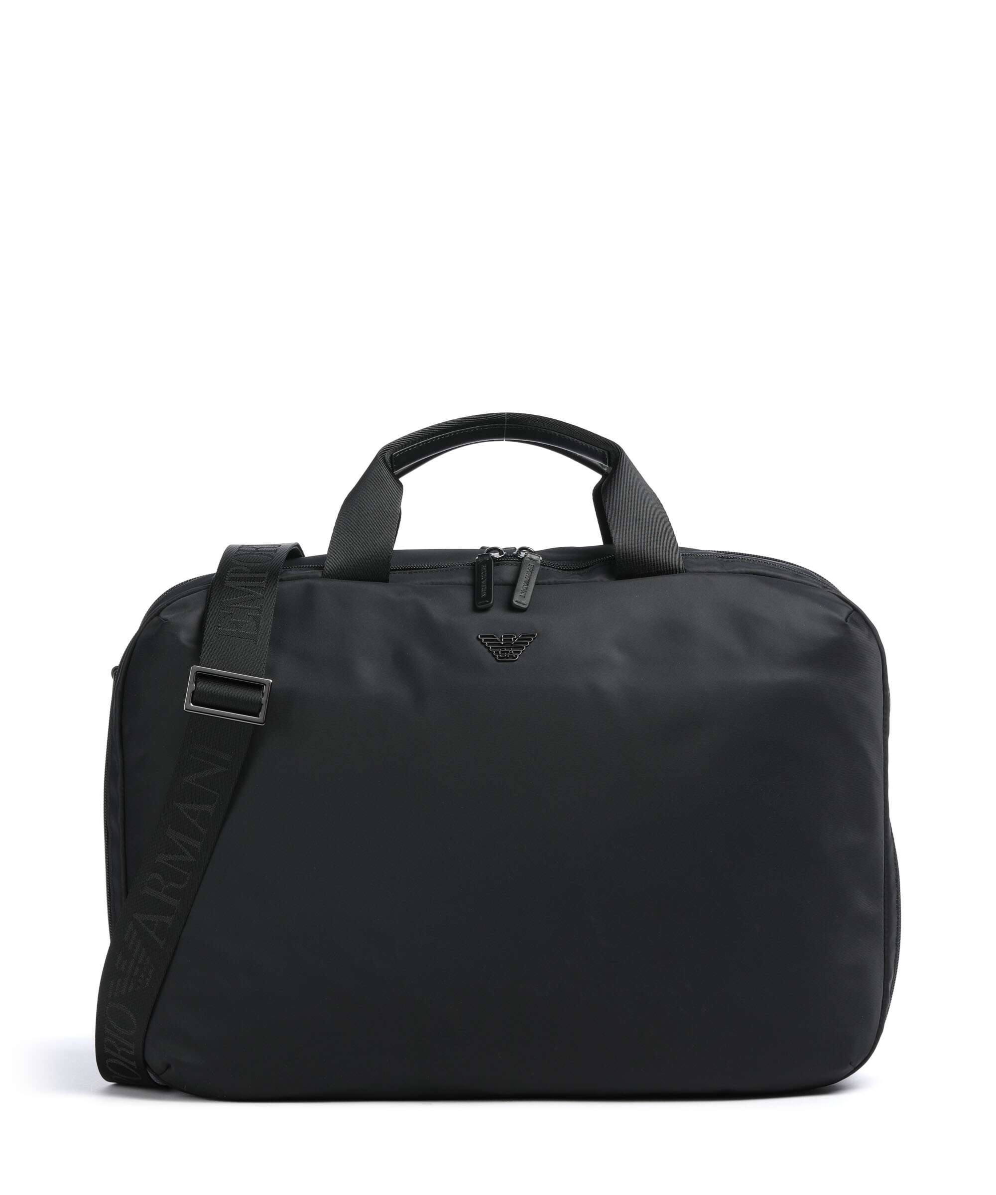Emporio Armani Recycled Nylon Rugzak-tas black beauty