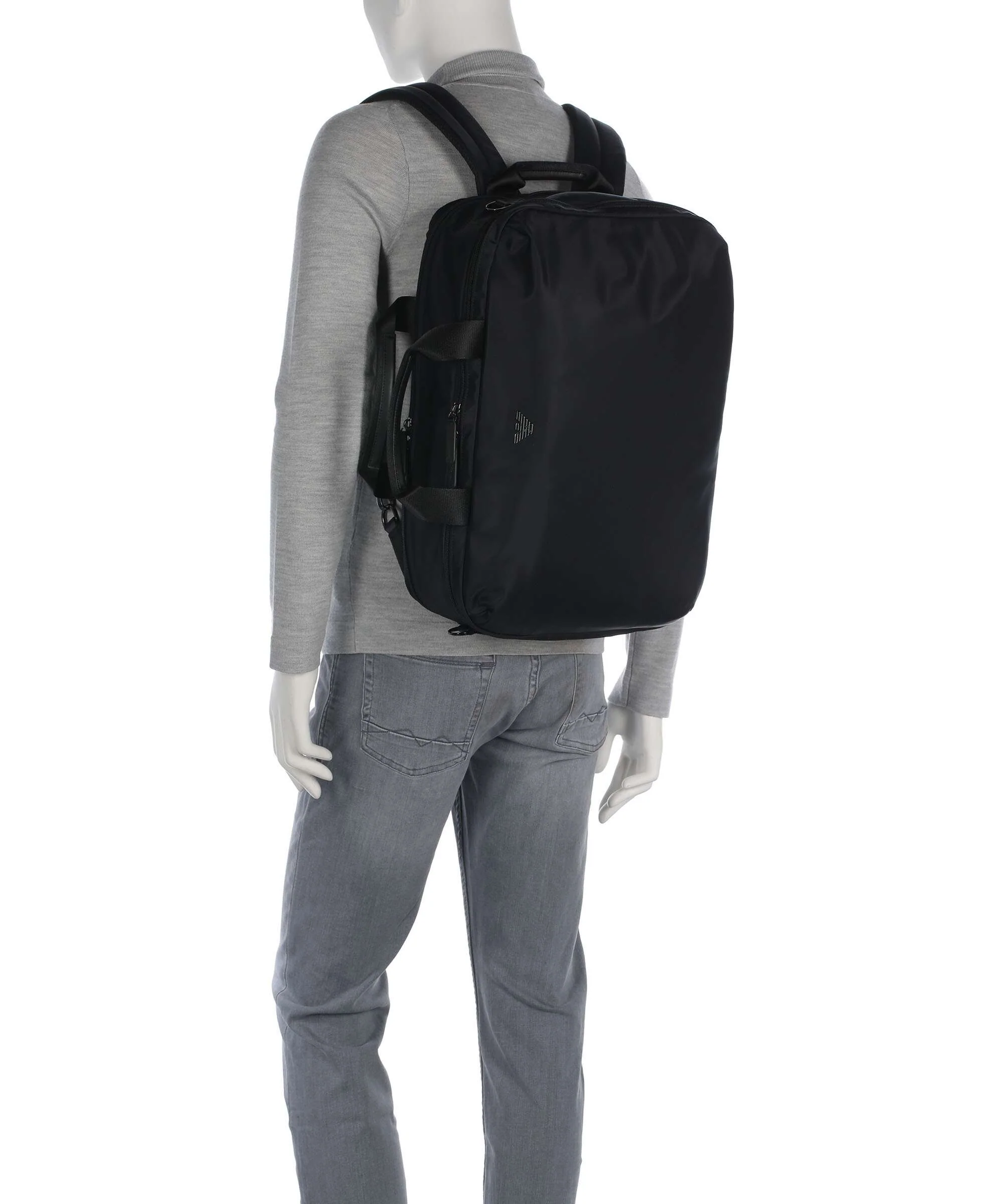 Emporio Armani Recycled Nylon Rugzak-tas black beauty - Image 3