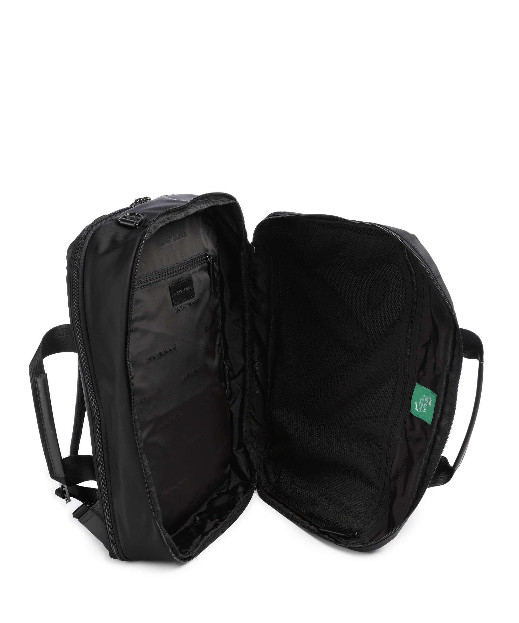 Emporio Armani Recycled Nylon Rugzak-tas black beauty - Image 6