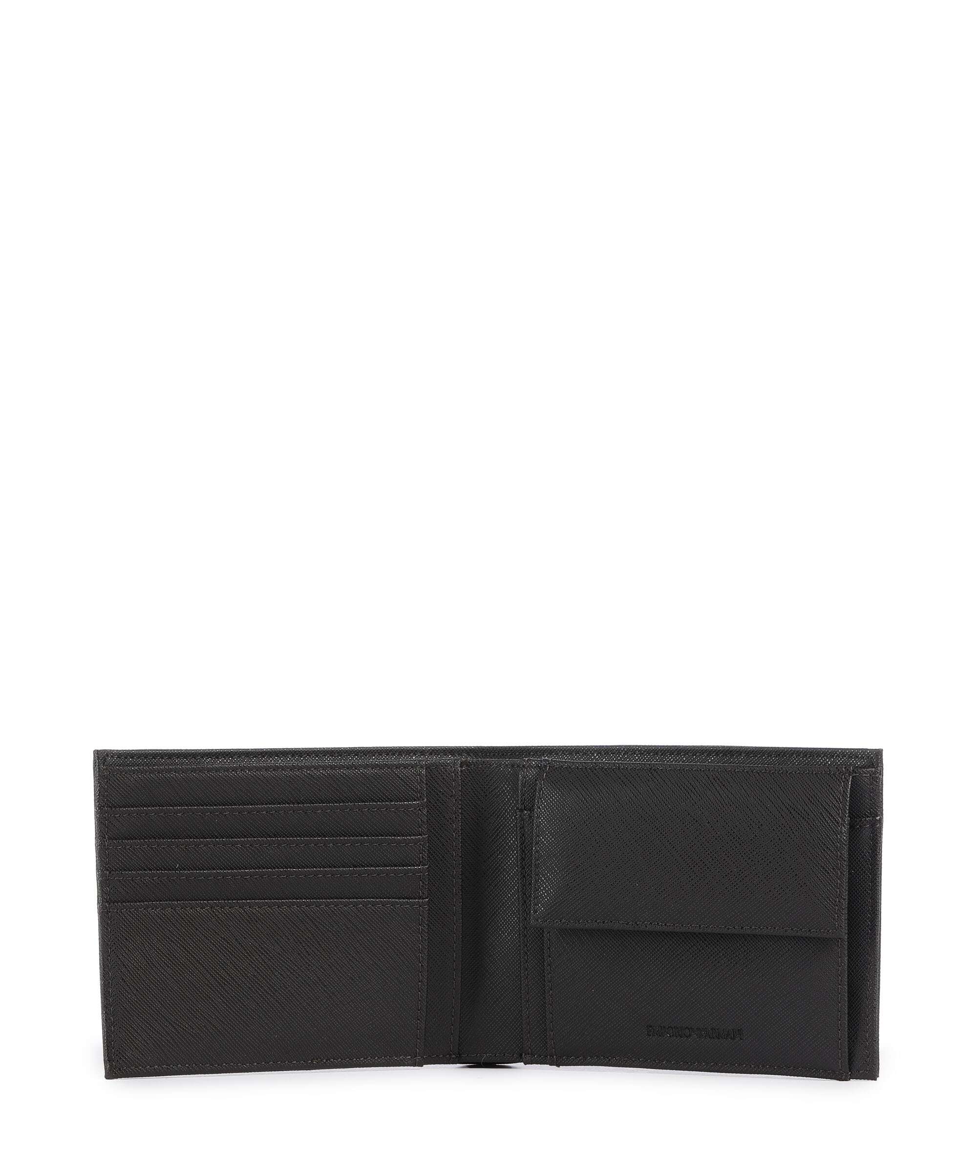 Emporio Armani Saffiano Animation Portemonnee ebony - Image 2