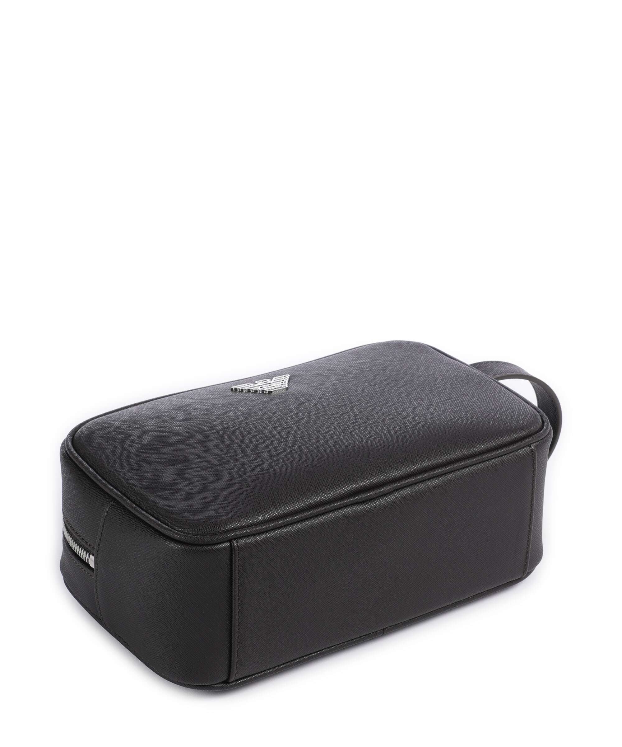 Emporio Armani Saffiano Animation Toilettas ebony - Image 3